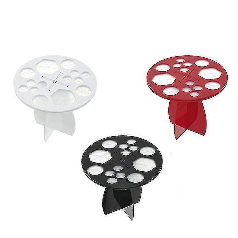 Colorful Circular Makeup Brush Holder and Drying Rack