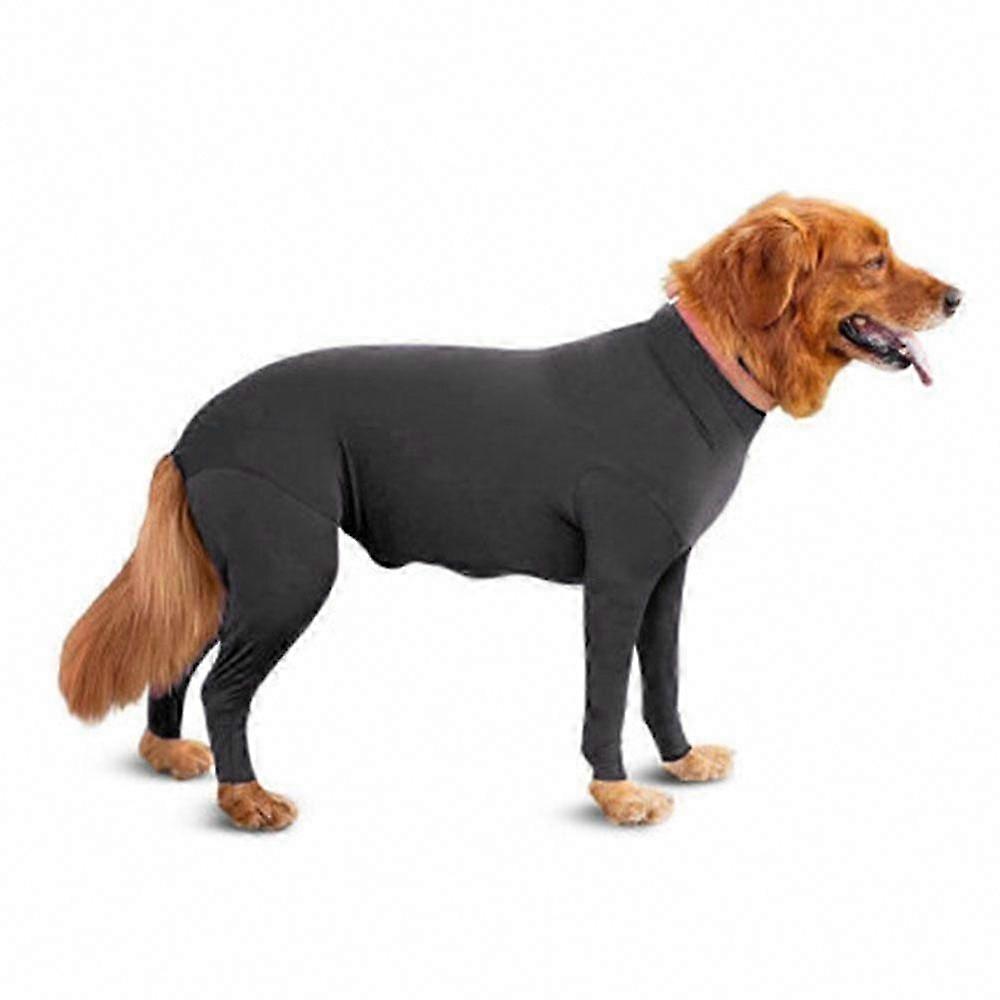 Pijamale mari pentru câini Salopetă, Costum de recuperare anti-vărsare pentru câini mari, Îmbrăcăminte elastică cu cămașă neutră