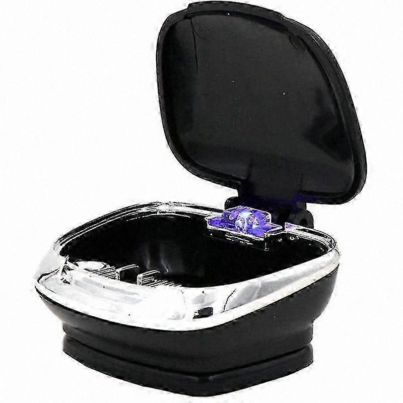 Portable Car Ashtray with LED Light for Convenient Use