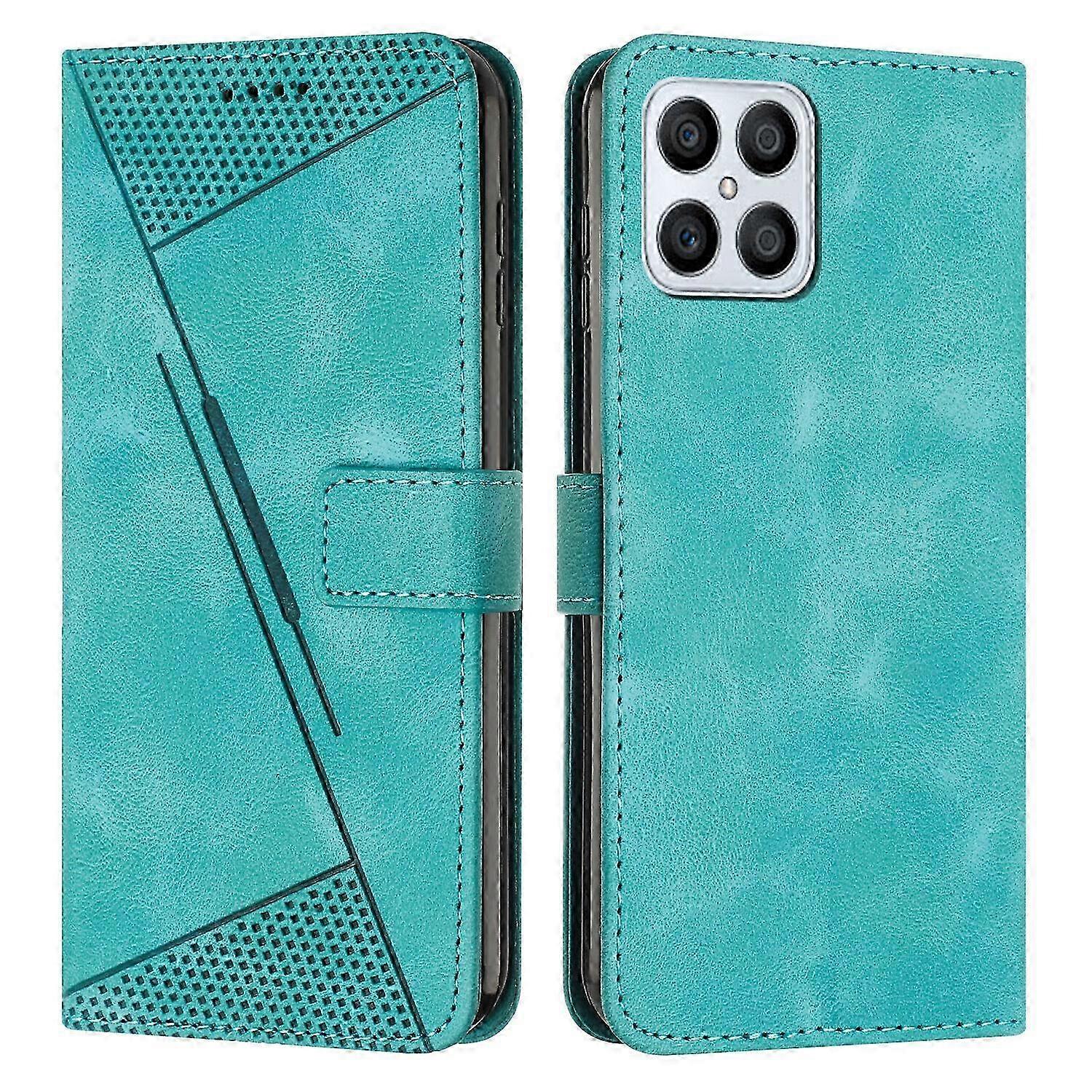Case for Honor X8 4G Leather Flip Folio Strong Magnetic Closure Pro...