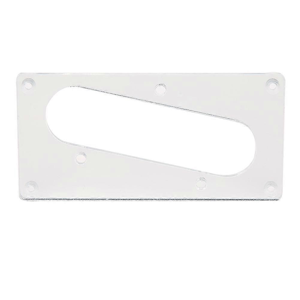 Pickup Frame Acrylic Single Coil Humbucker Frame for Guitar Bass Musical InstrumentSilver