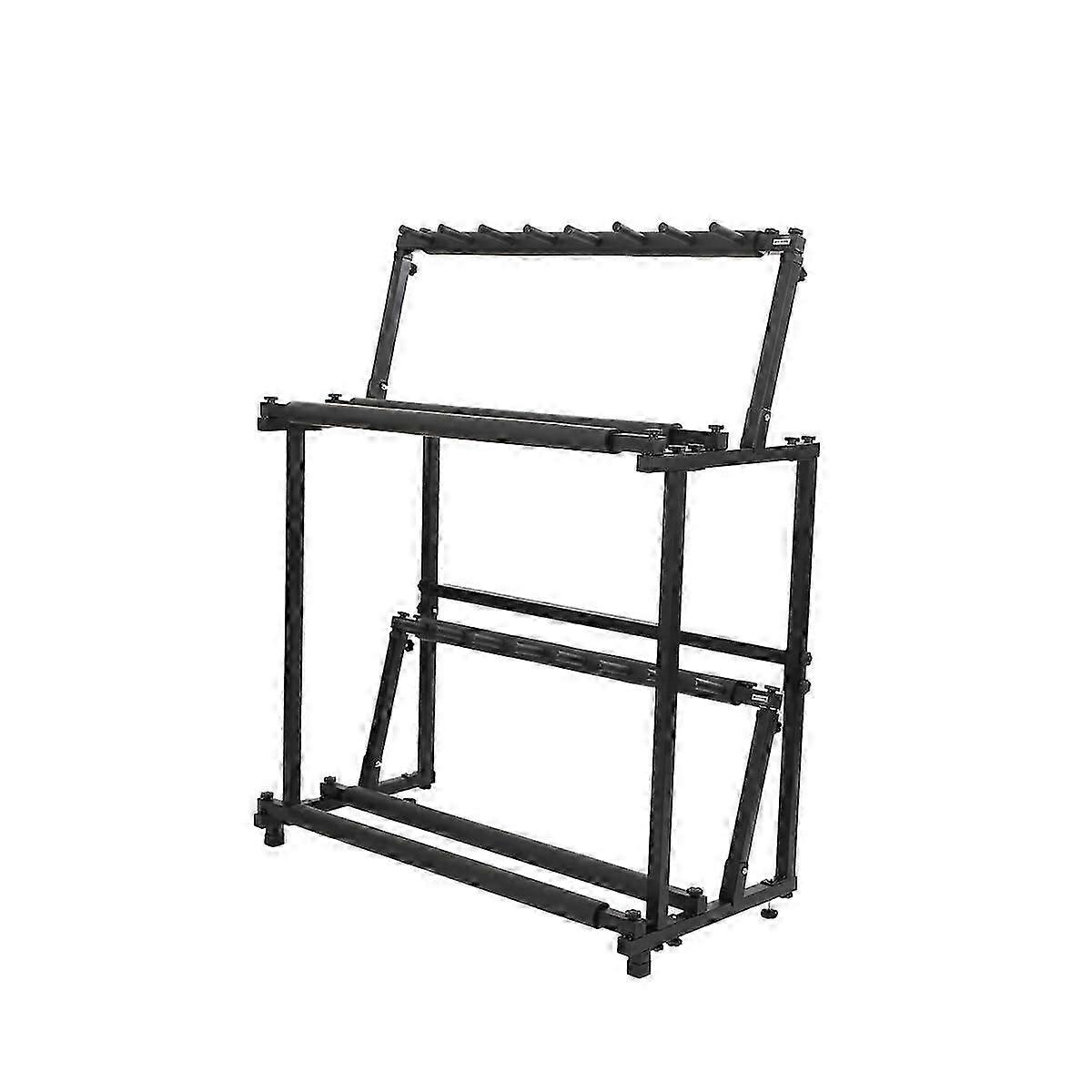 2025 Tennis Racket Holder Storage Rack with 2 Levels for 14 Rackets