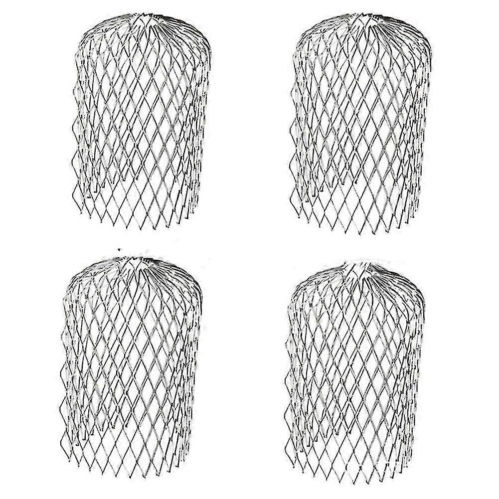Roof gutter filters, 4-piece set, prevents debris and extends lifespan