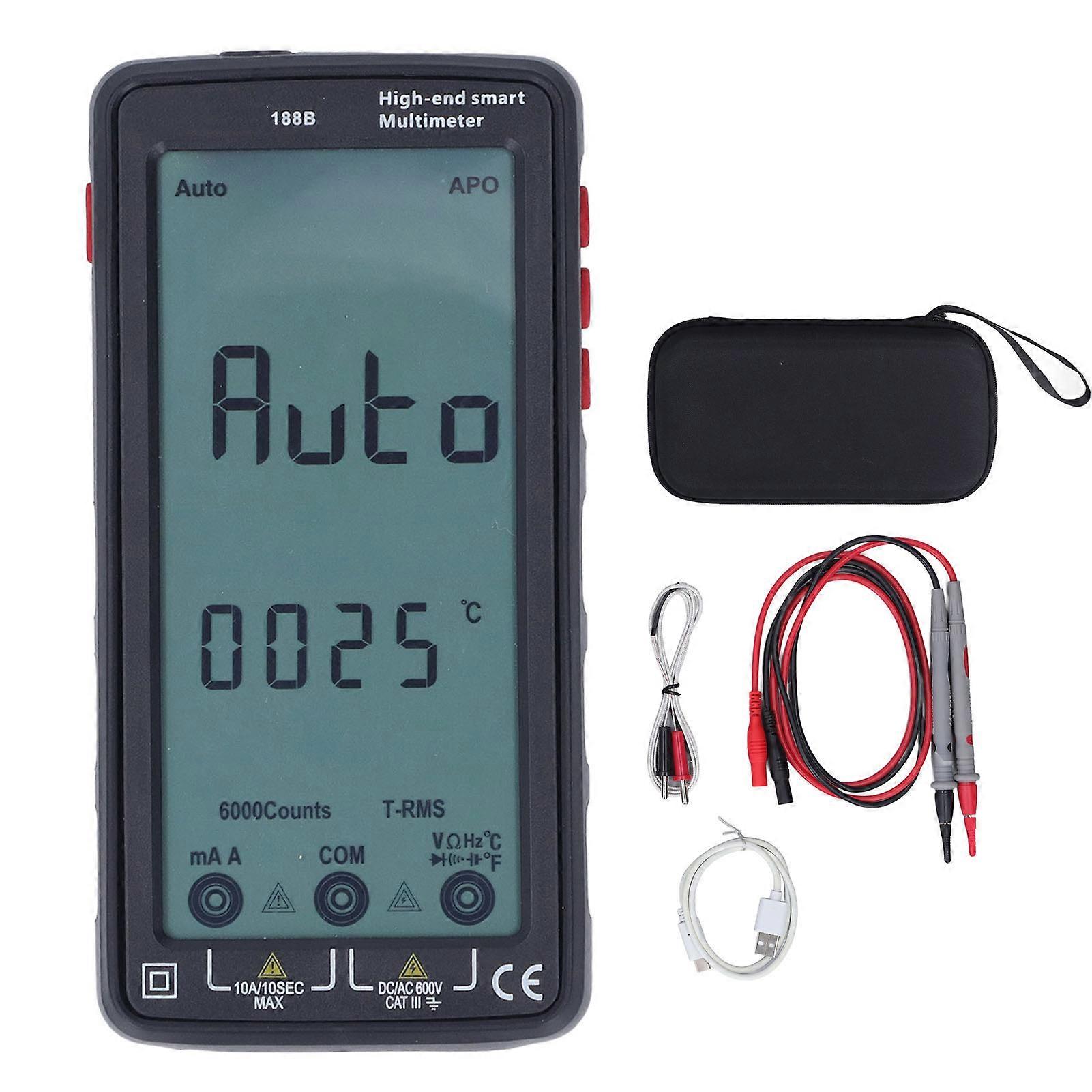 WiFi USB Digital Multimeter Voltage Temp Resistance Current Meter