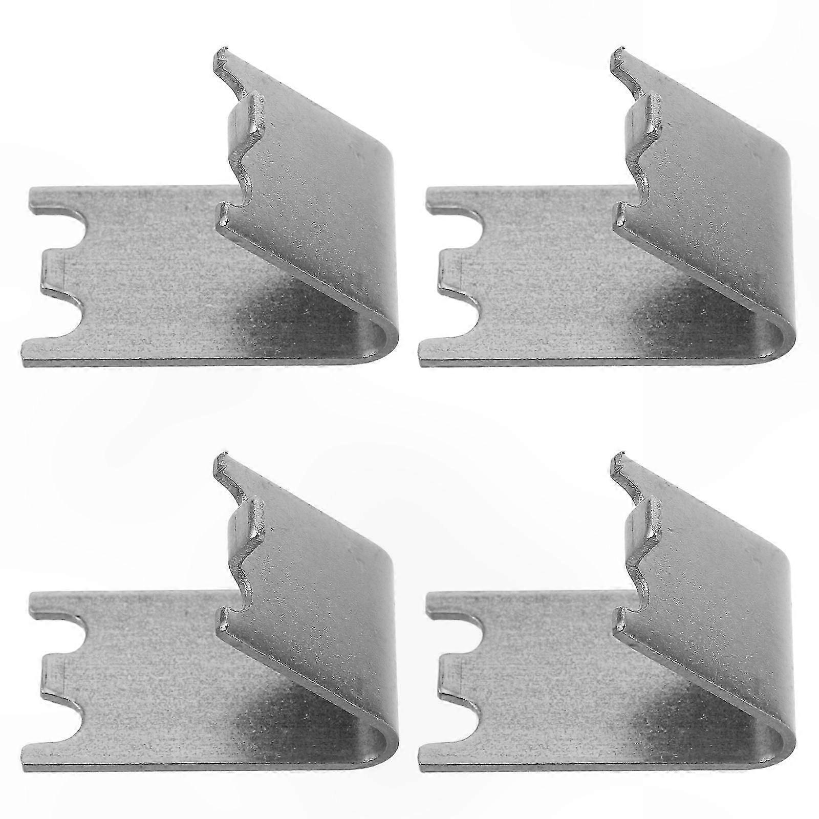 4-Pack Adjustable Fridge Shelf Clips for Freezer and Cooler Storage Organization Solutions