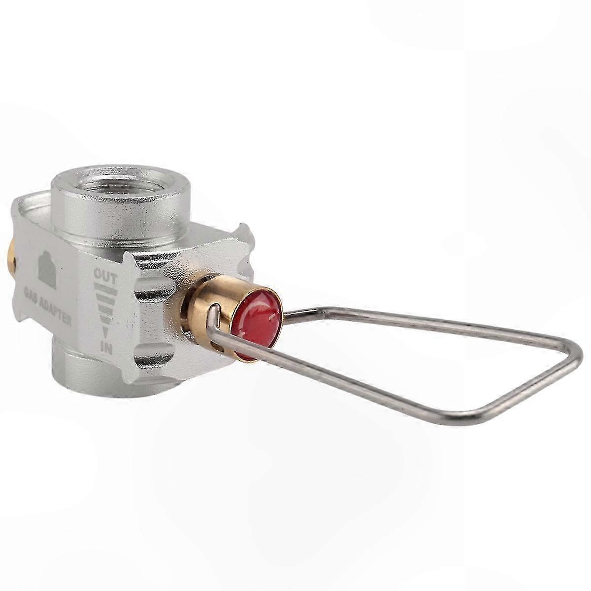 Portable Gas Saver Adapter for Camping with Conversion Feature Flat Tank Refill Solution