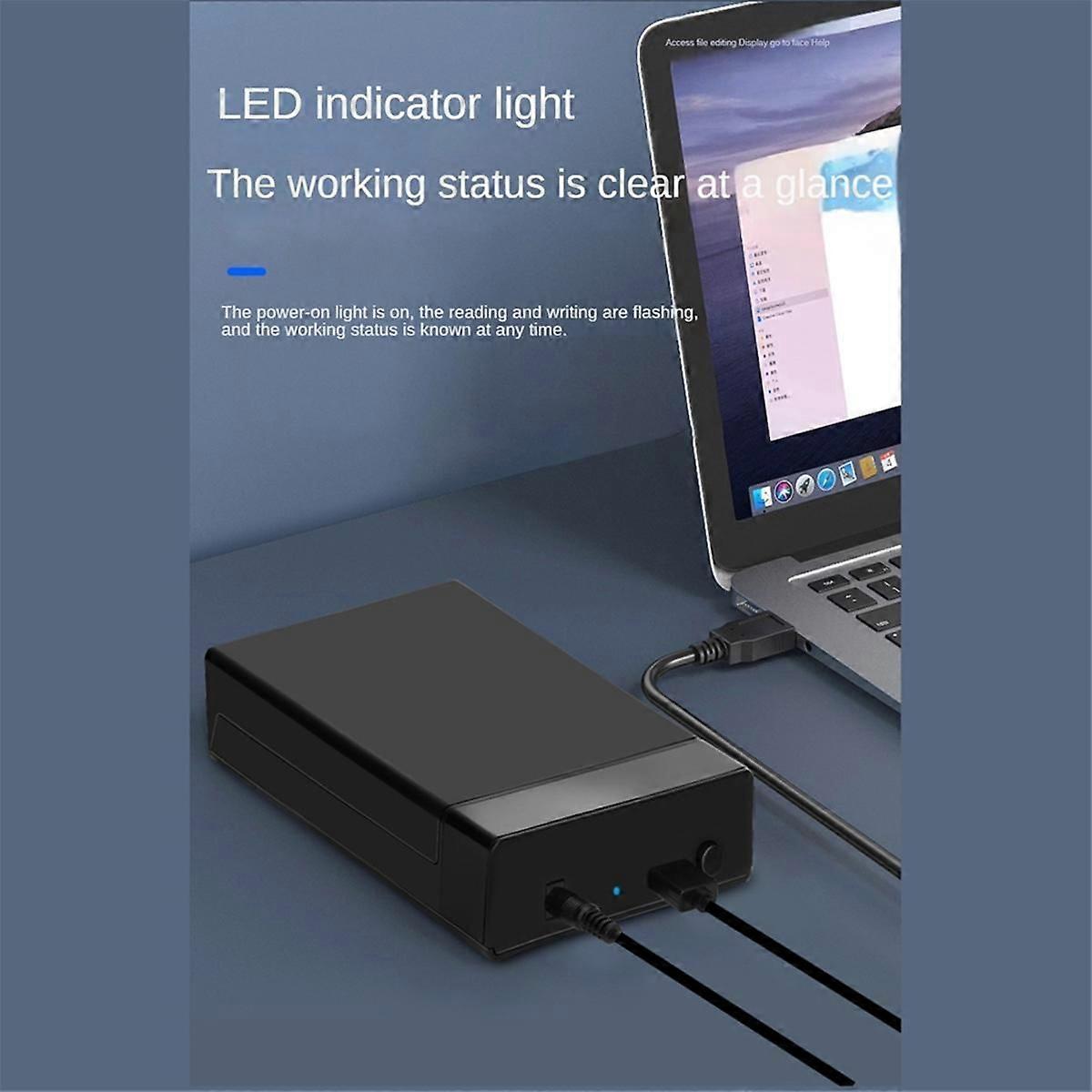 External HDD Case 2.5/3.5 Inch SSD External Hard Drive Box Enclosure SATA to USB 3.0 Hard Disk Case