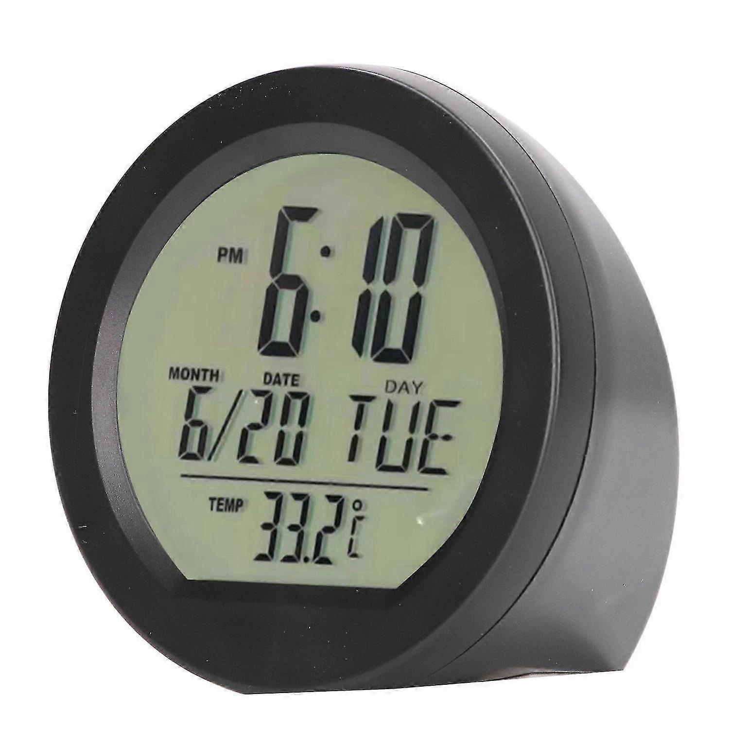 High quality New solar powered smart fully automatic clock thermometer (shipped