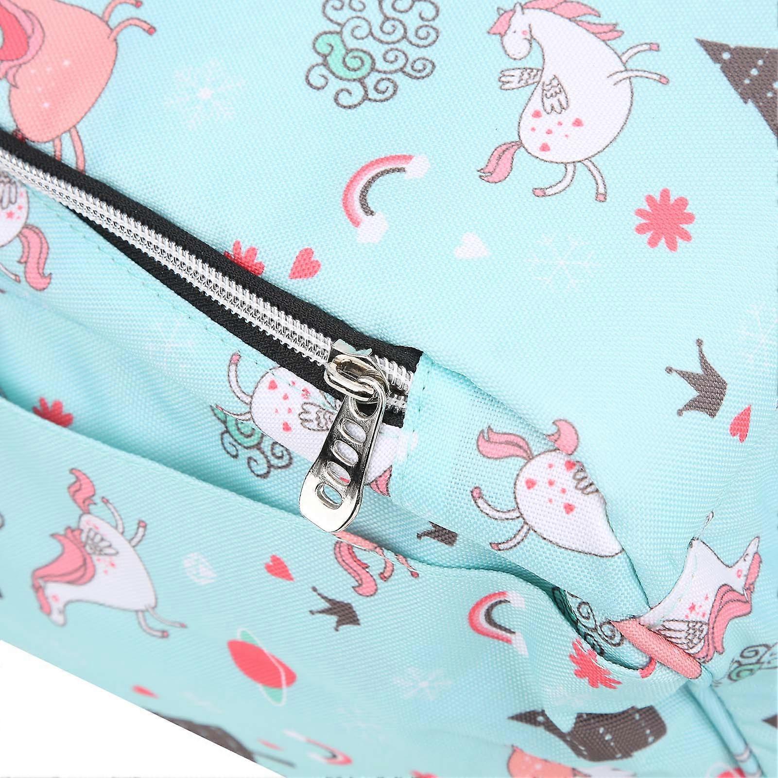 Portable Waterproof Green Diaper Backpack Large Capacity Nappy Bag