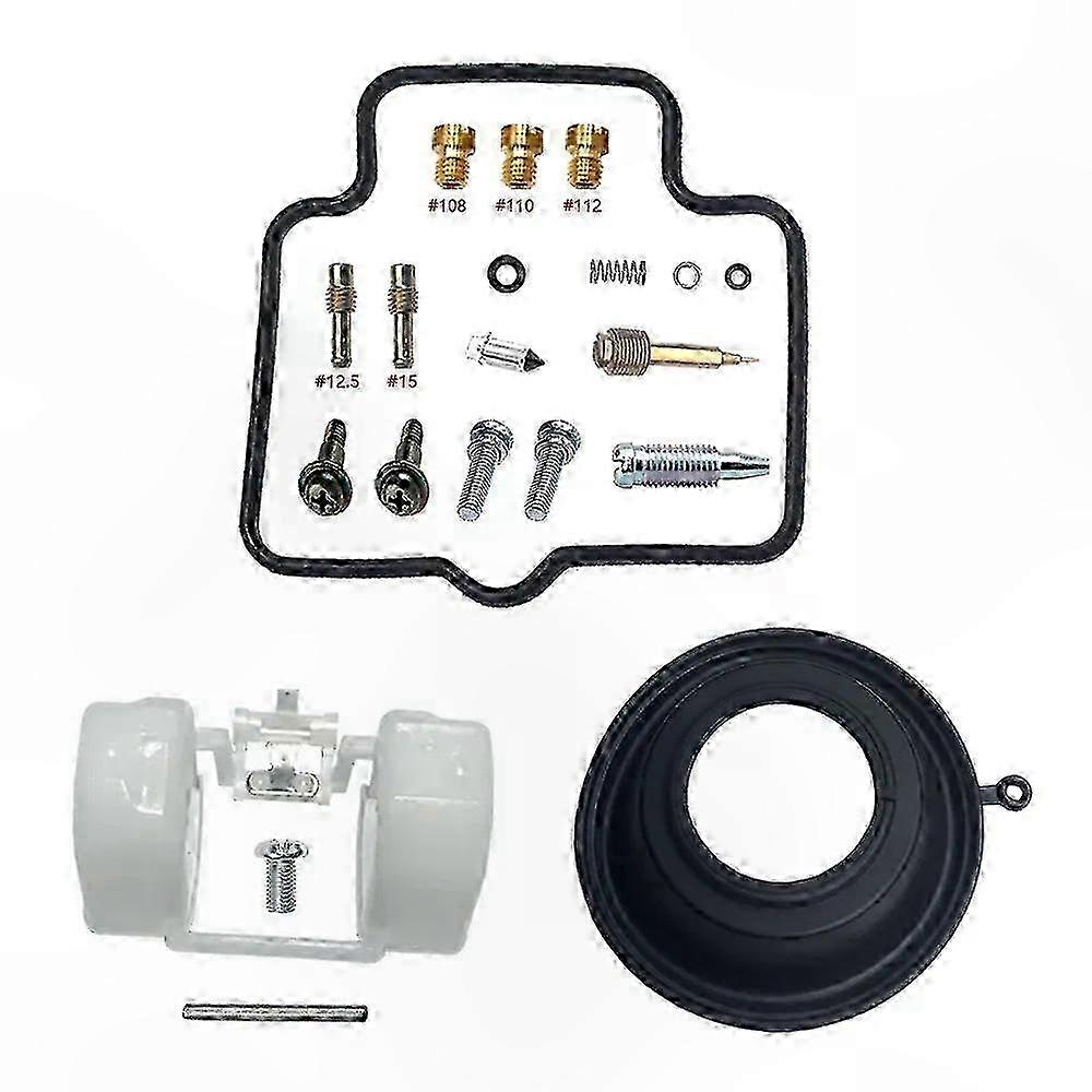 Motorcycle Carburetor Repair Kit with Float Parts for 1998-2007 Models