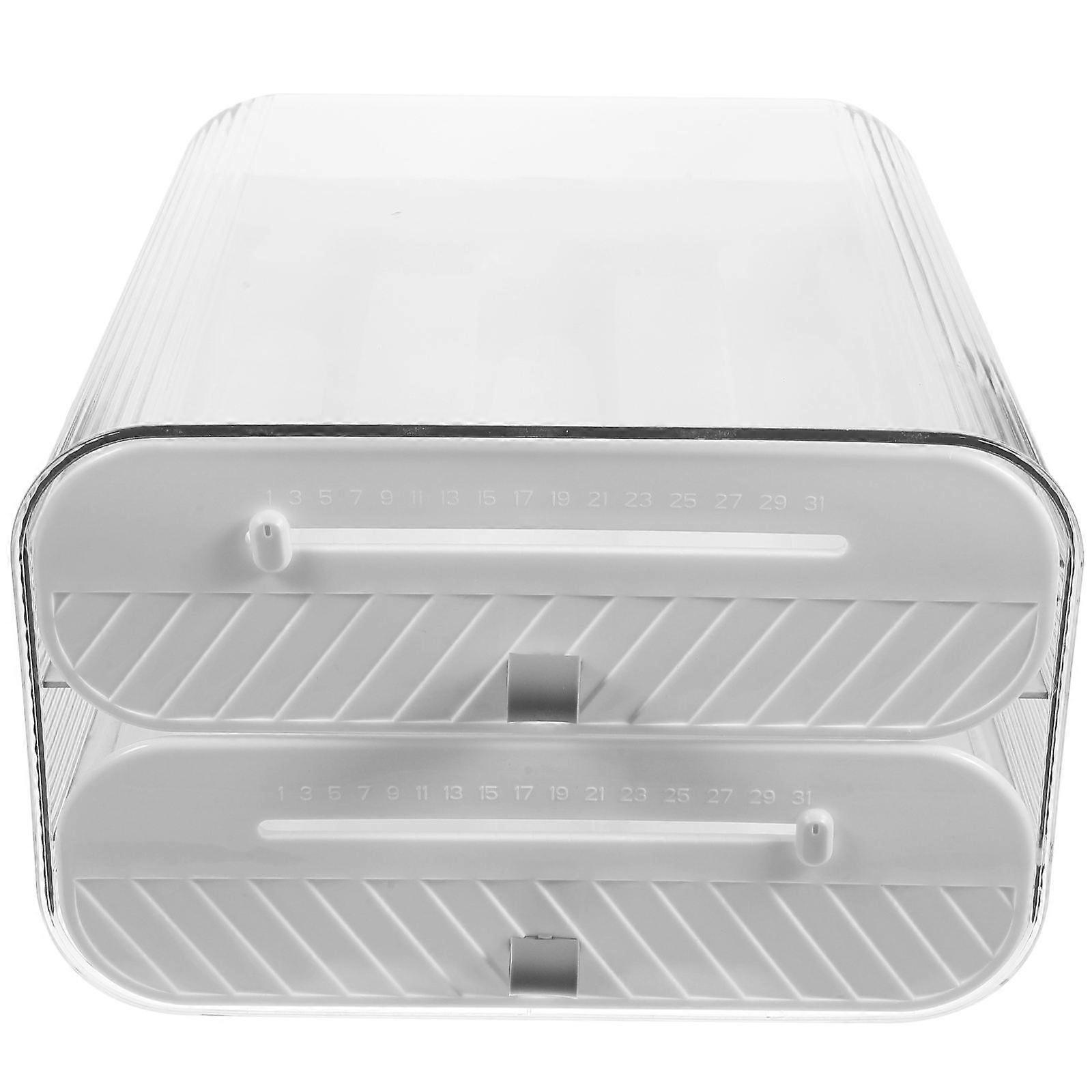 Egg Holder Refrigerator Tray for Double-Layer Egg Storage Organizer