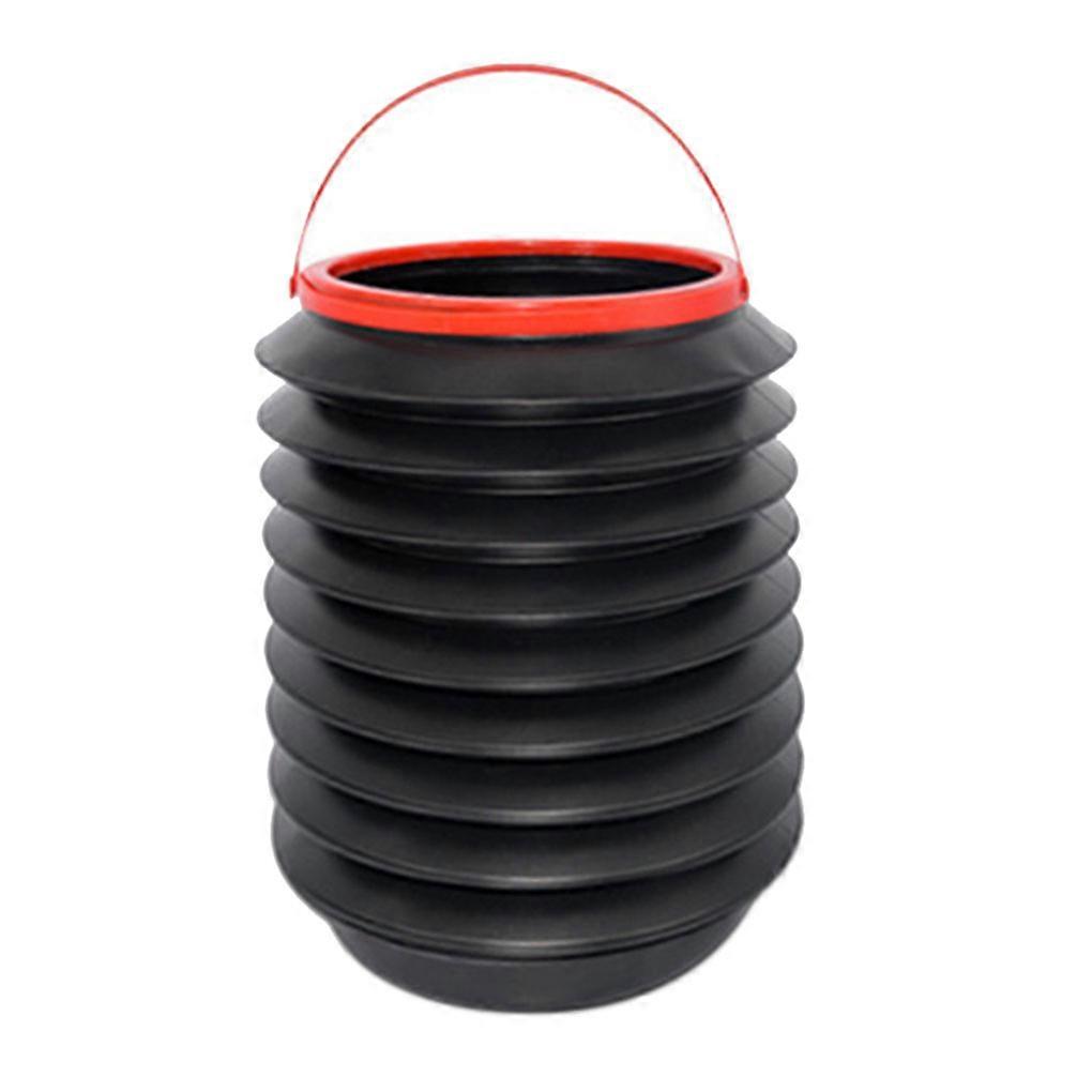 Multifunction 4L Car Accessories Window Cleaning Bucket Folding Collapsible Fishing Water Pail Storage Box Trash