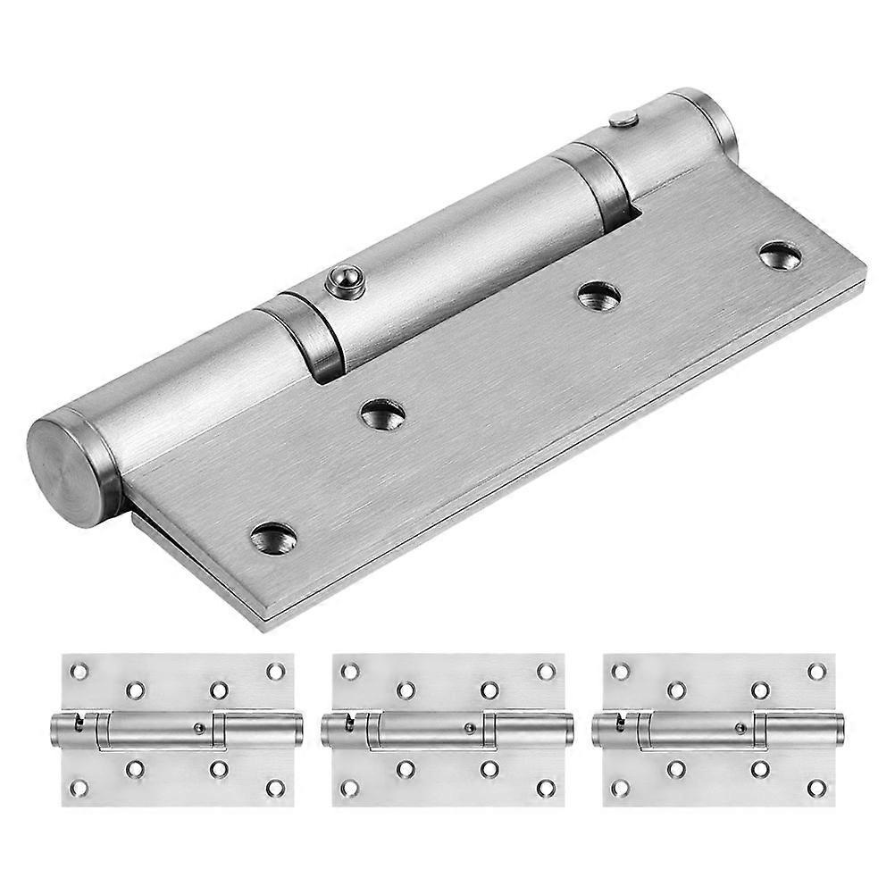 Stainless Steel Door Hinge Automatic Self Closing Spring Loaded 4Pcs