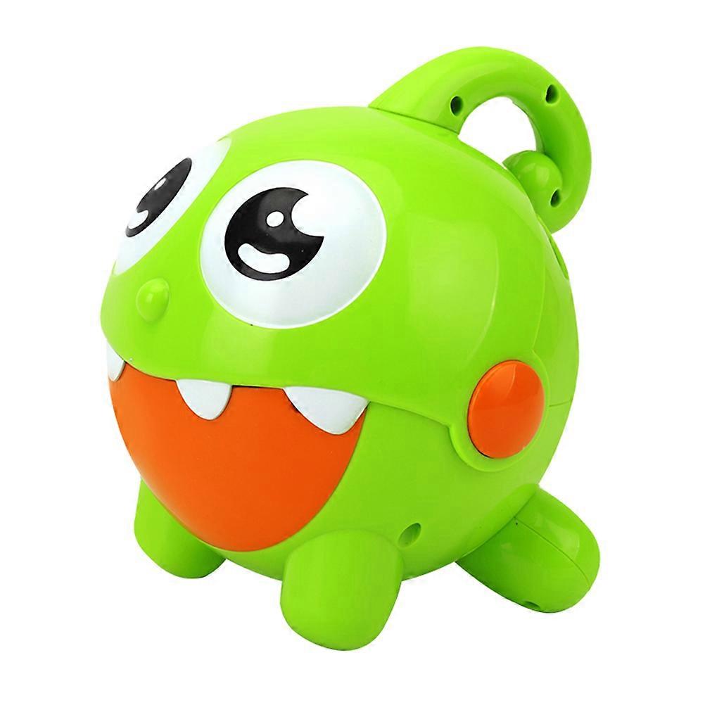 Bubble Machine Cartoon Bubble Maker for Children Sensory Cognition Enhancement Green Toy 1Set