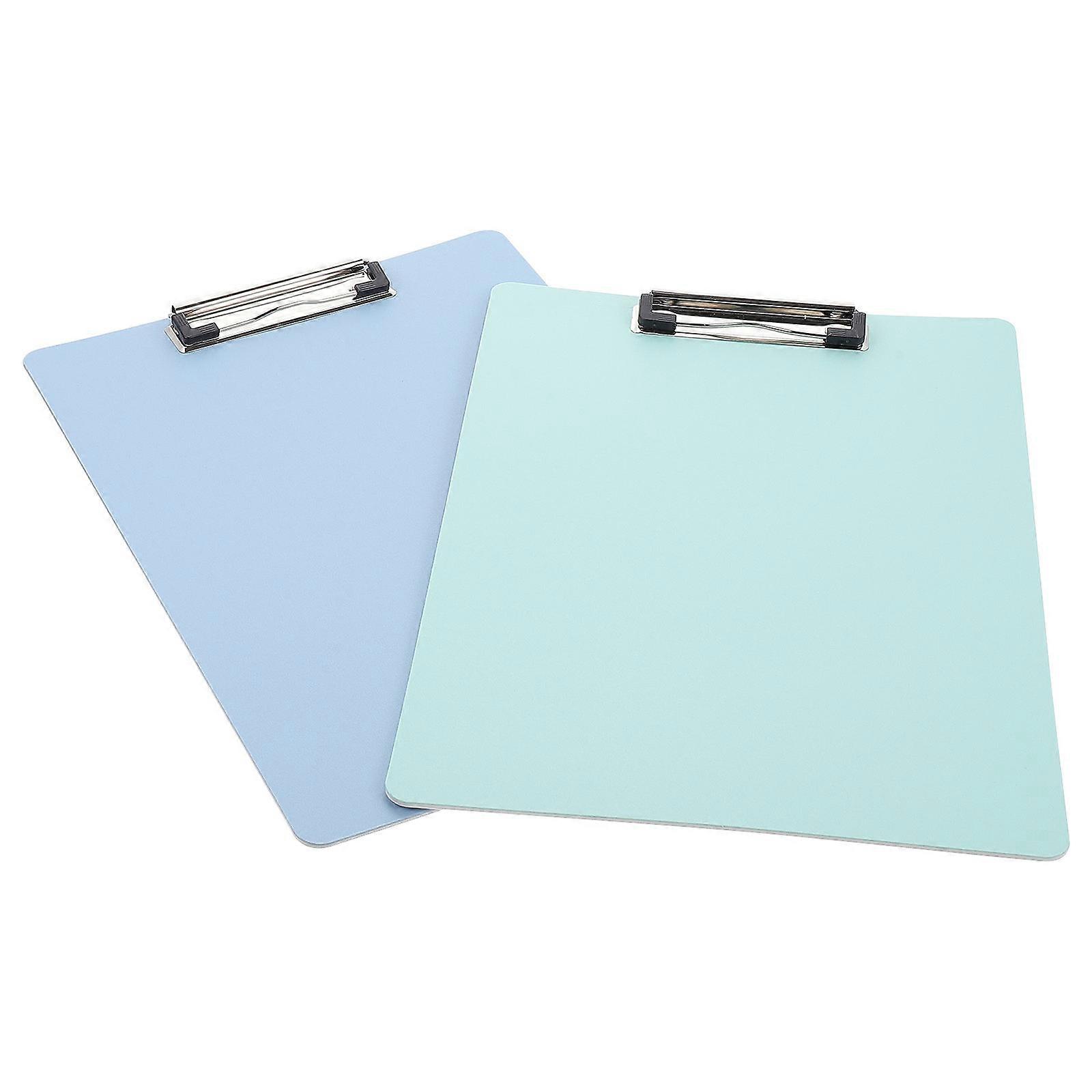 File Folder Plastic Clipboards for Office Document Holding 2Pcs Writing Boards