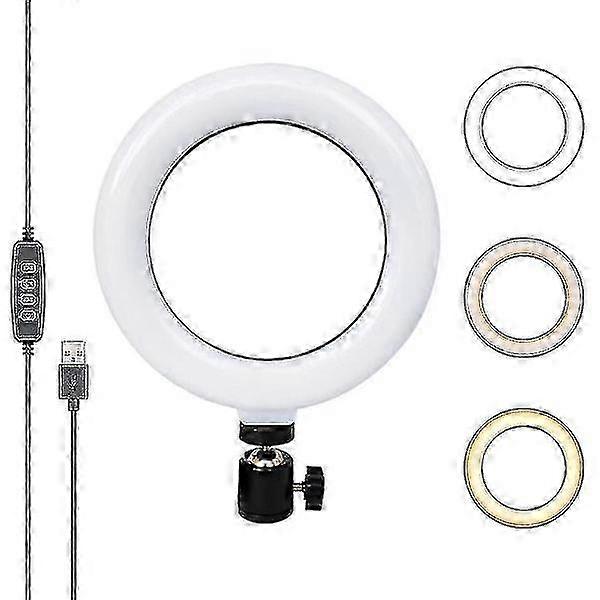 6' Selfie Ring Light With Tripod, Video Conferencing Lighting, Webcam