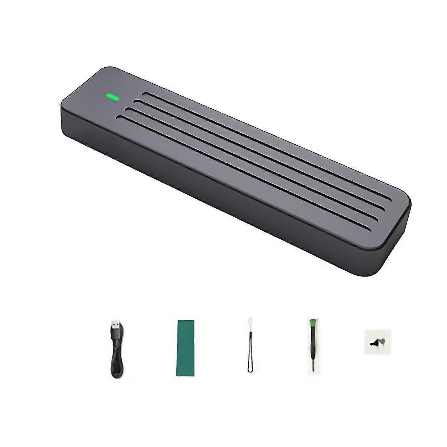 For M2 Aluminium Ssd Box Silvergray