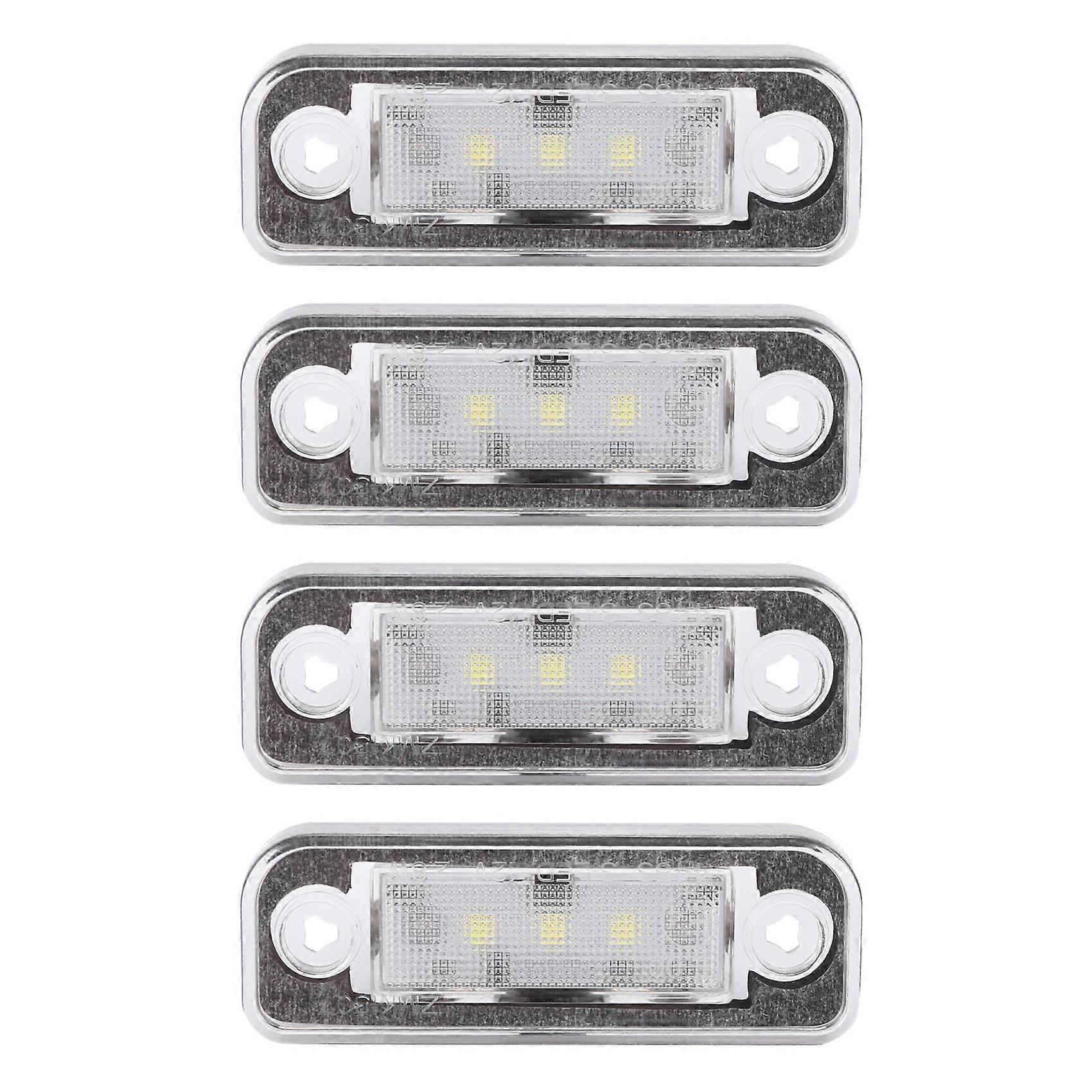 4x LED License Plate Light Lamp Error Free for W203 5D W211 R171 W219