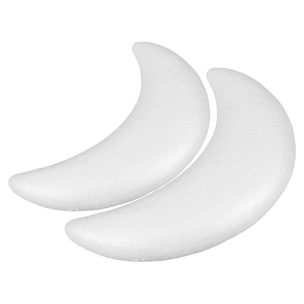 Painting Foams Moon Shapes Polystyrene for DIY 10Pcs Collection
