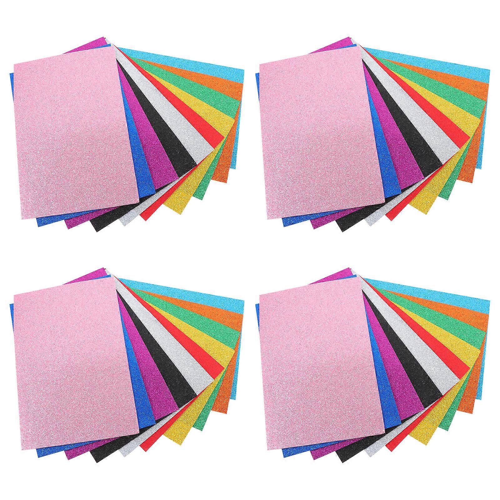 Colorful Sponge Paper DIY Materials for 100Pcs Arts and Handicrafts