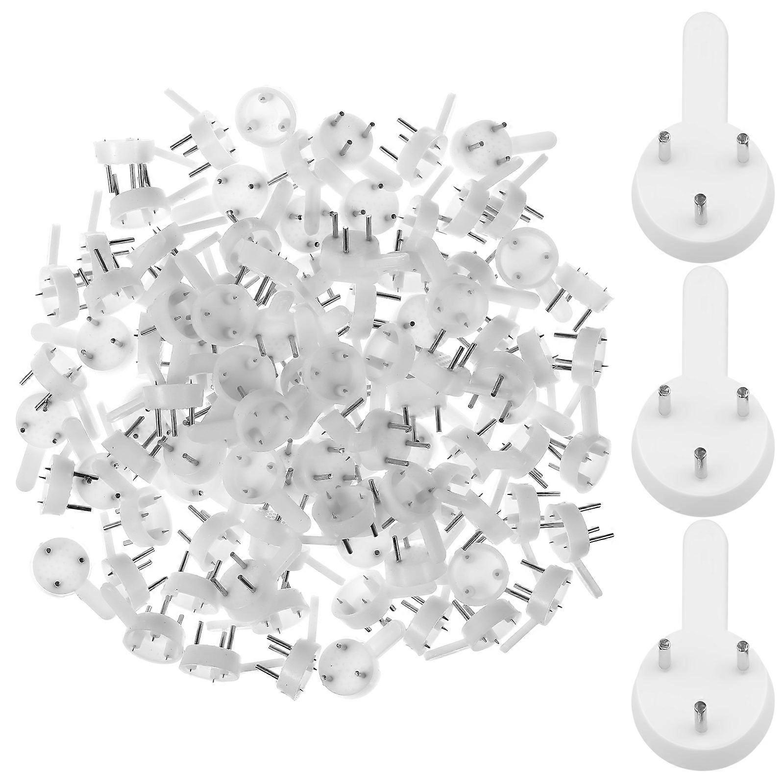 Photo Frame Holder Hooks White for Home Use 300Pcs Seamless Nails