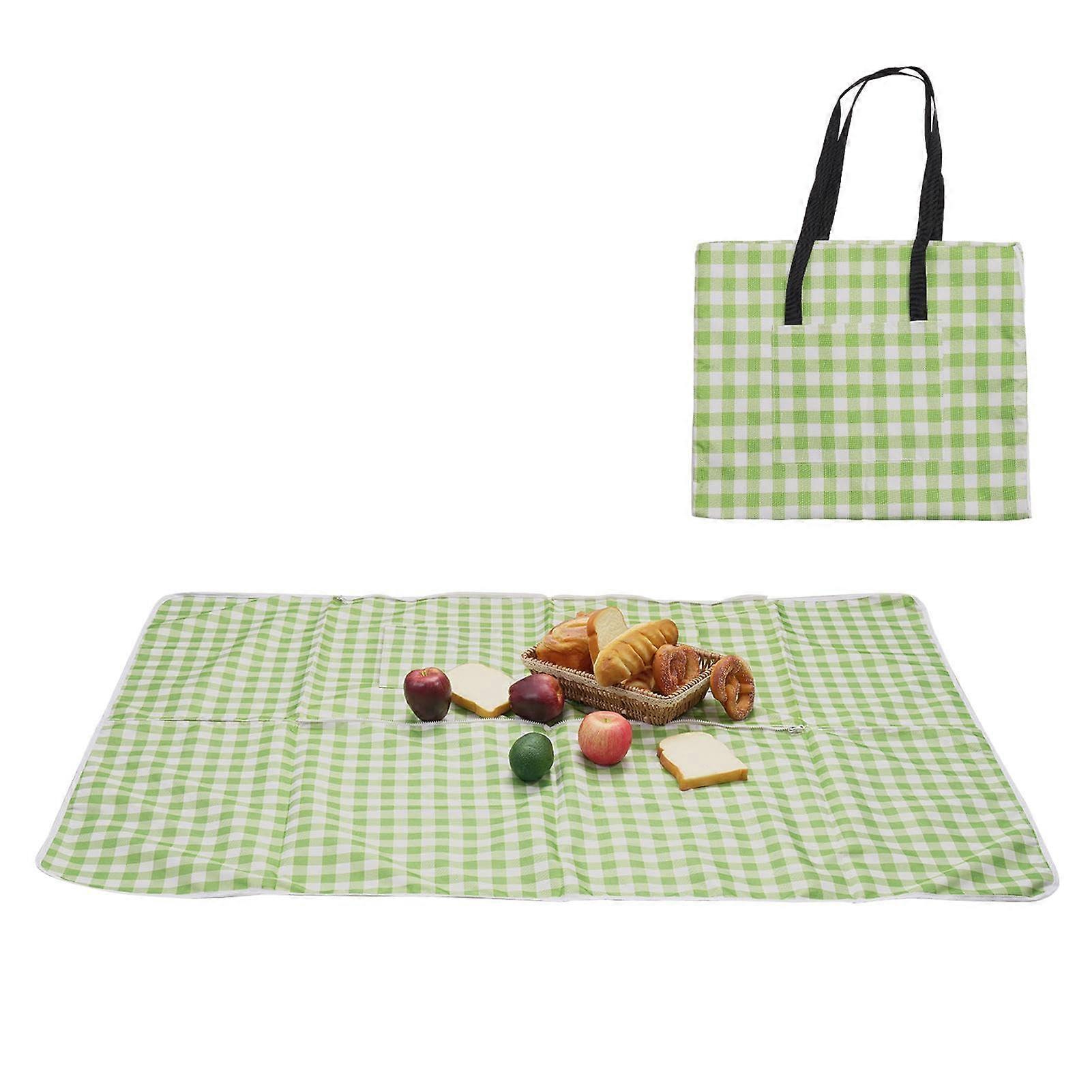 Camping Blanket Picnic Travel Blanket Beach Mat With Carry Handle Portable Sand Resistant Beach Camping Mat