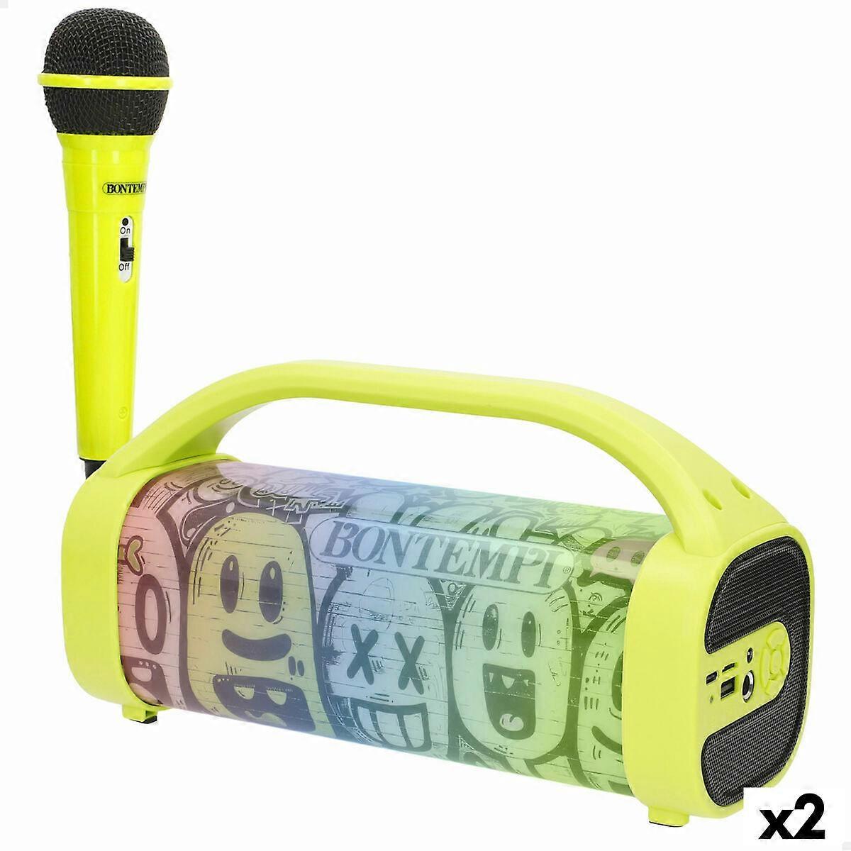 Speaker with karaoke microphone Bontempi