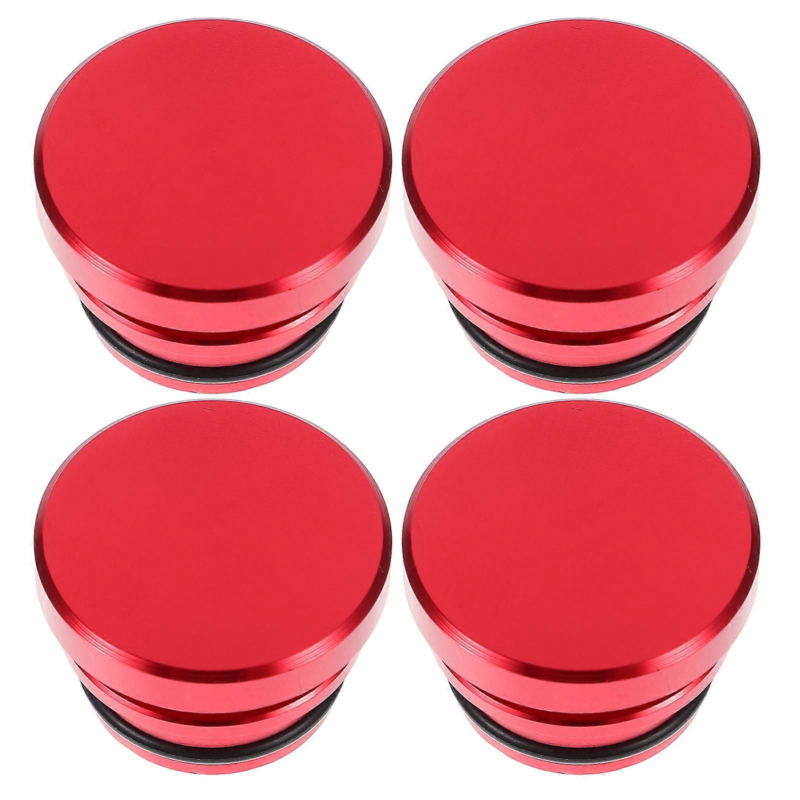 Car Lighter Socket Covers Aluminum Alloy 8Pcs Protective Caps