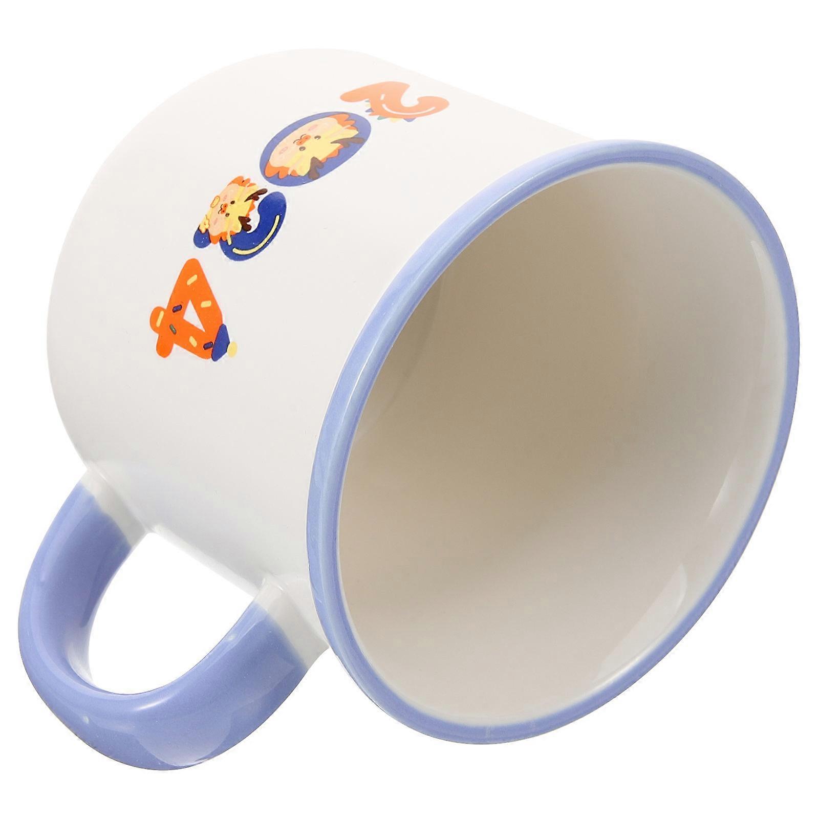 Ceramic Mug with Handle for Home Use 4Pcs 2024 Dragon Coffee Cup