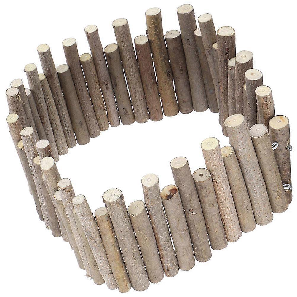 3Pcs Hamster Cage Fence Wooden Pet Isolation For Indoor Use 50x10cm Durable Chew Resistant