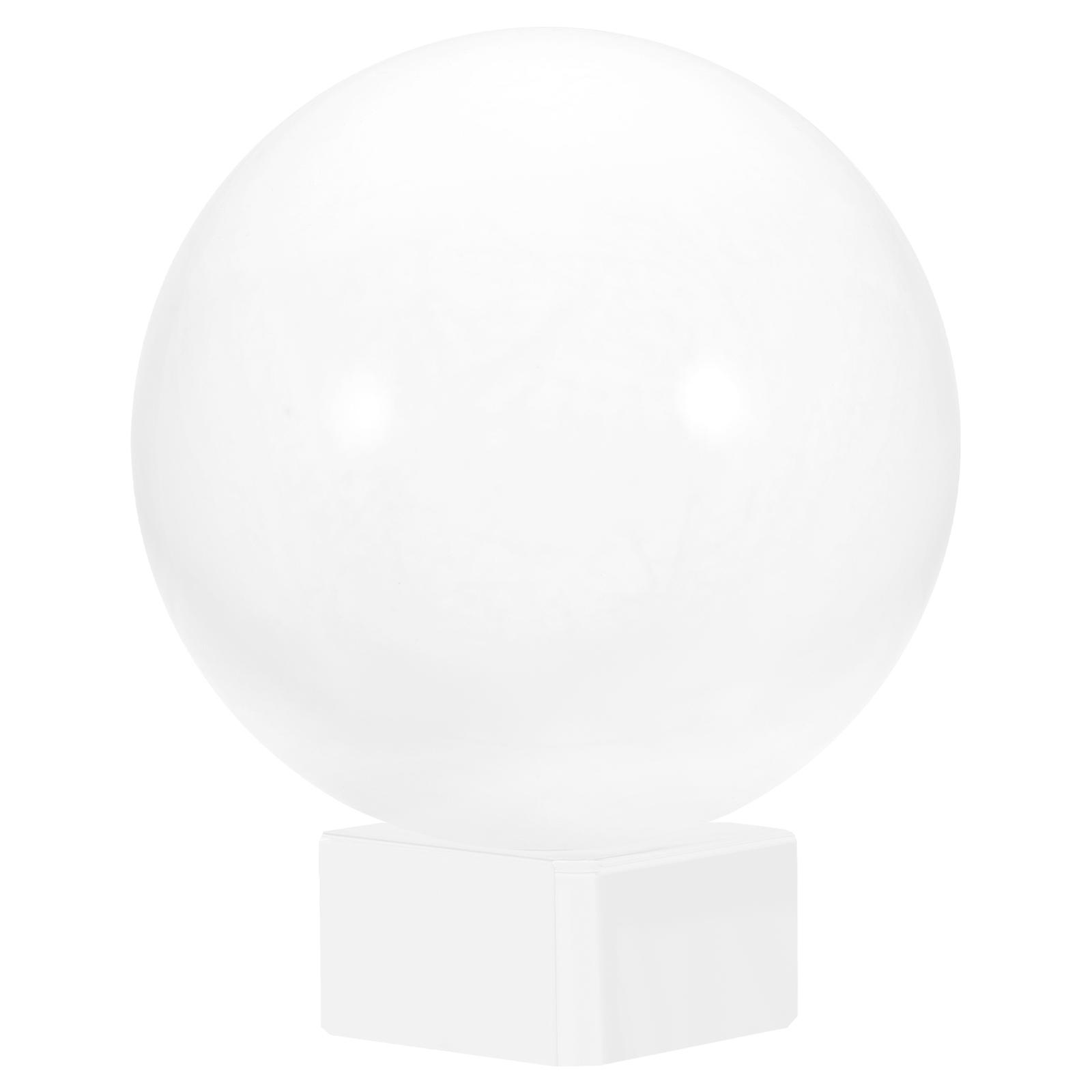 Transparent Crystal Ball 8Cm Glass Sphere Ideal For Meditation Divination Home Office Decoration 2Pcs