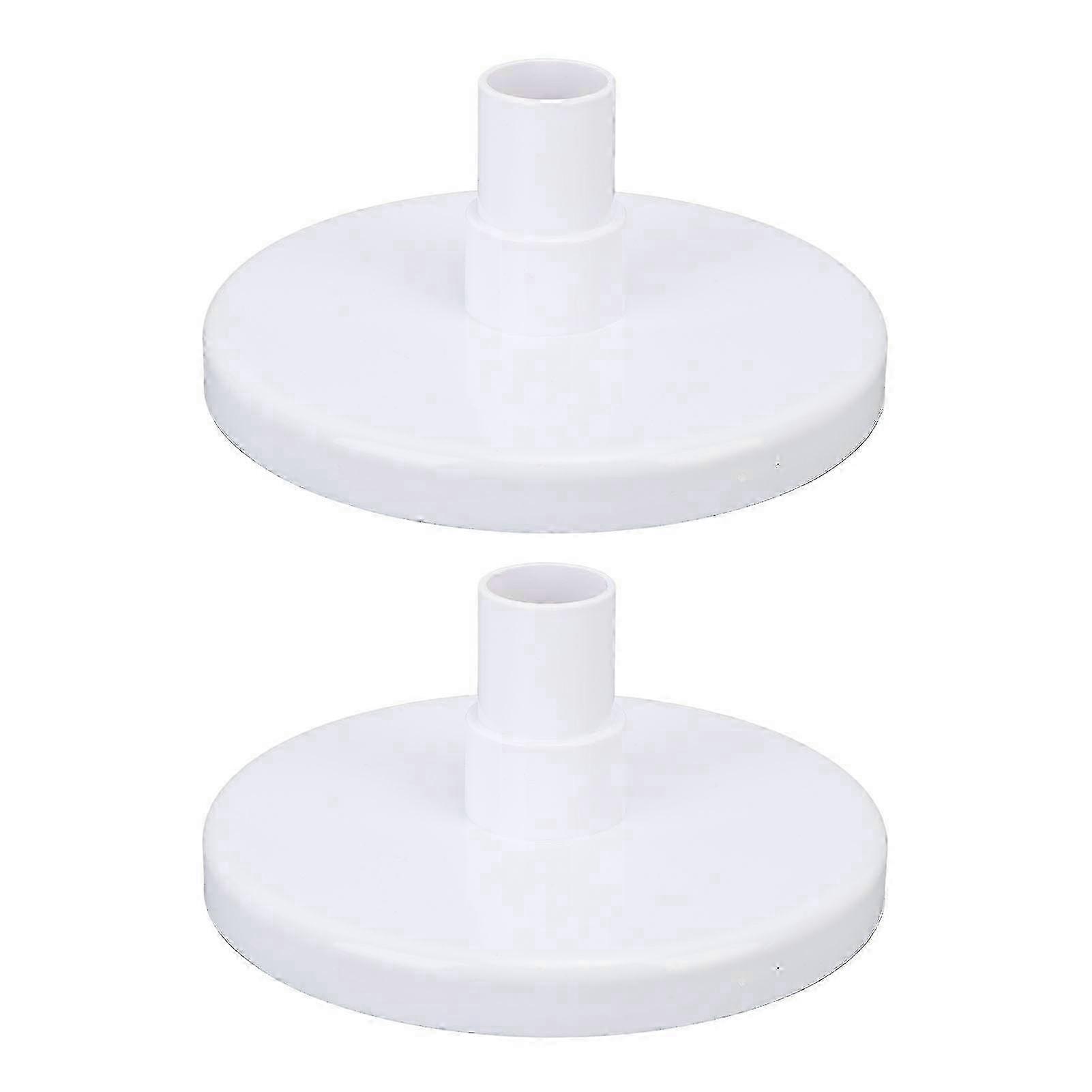 2pcs Pool Vacuum Plate Compatible with Pentair 513330, Hayward SP1091WM, 6.3in Bottom Width, 1.2in Connection