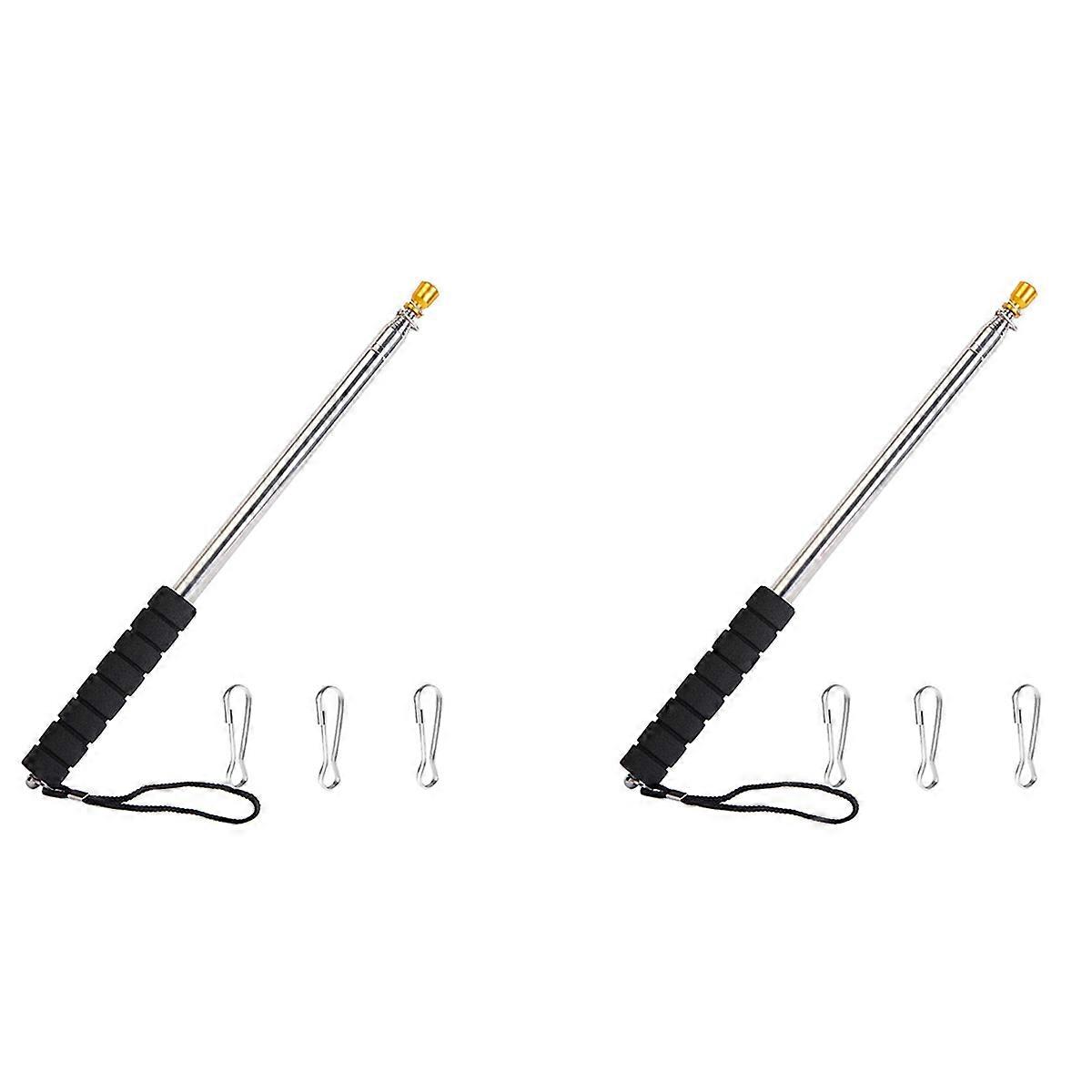 9.8Ft Telescopic Flag Pole,Portable Extendable Retractable Flagpole