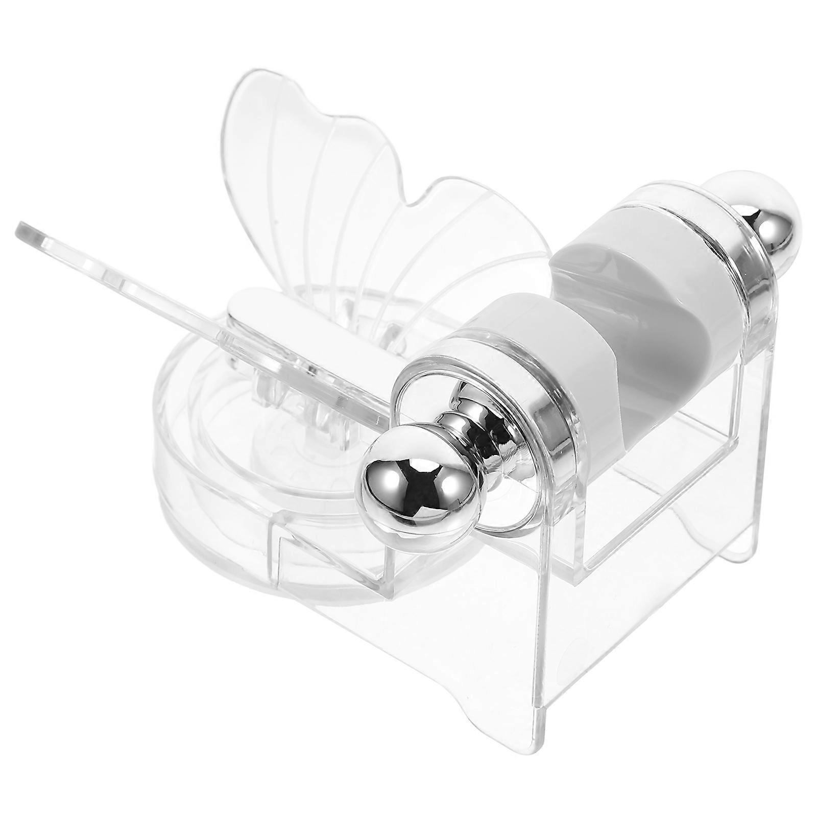 Bathroom Shower Handle Mount with Transparent Suction Cup for