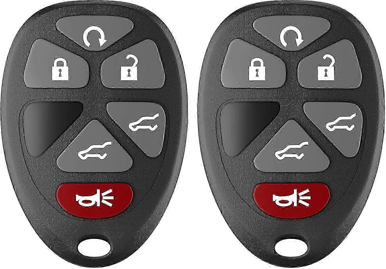 Car Key Fob Keyless Entry Remote Fits 2007-2014 Chevy Tahoe Suburban, 2007-2014
