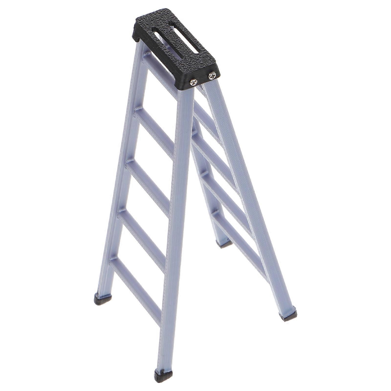 Tiny Step Ladder Dollhouse Accessories Plastic Miniature Ladder 3Pcs Set