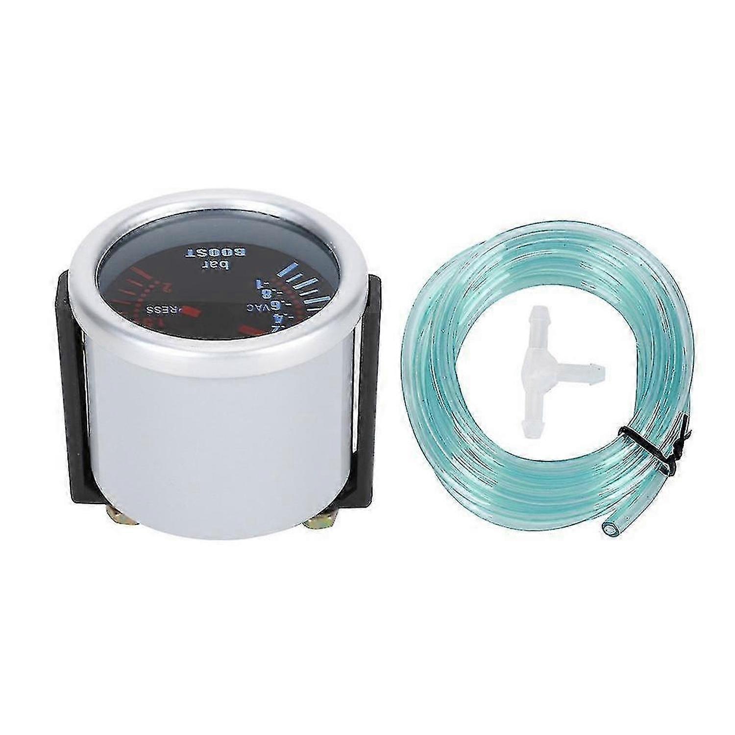 52mm Universal Turbo Boost Gauge - LED Bar Meter - Smoke Lens - Car Accessory