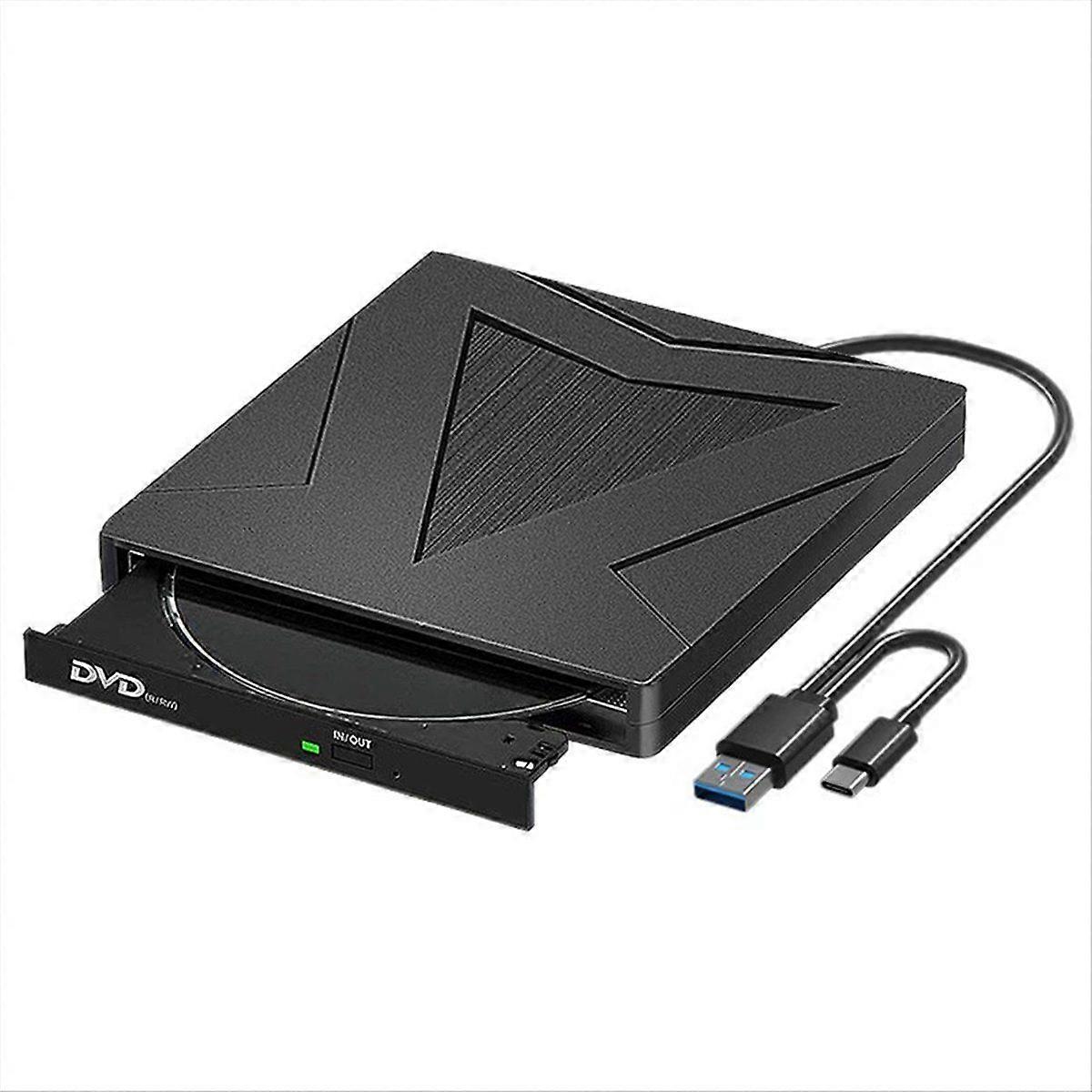 Portable External CD Burner Writer Recorder Dvd USB 3.0 +/-RW Drive Slim DVD/CD ROM for Laptop Desktop PC