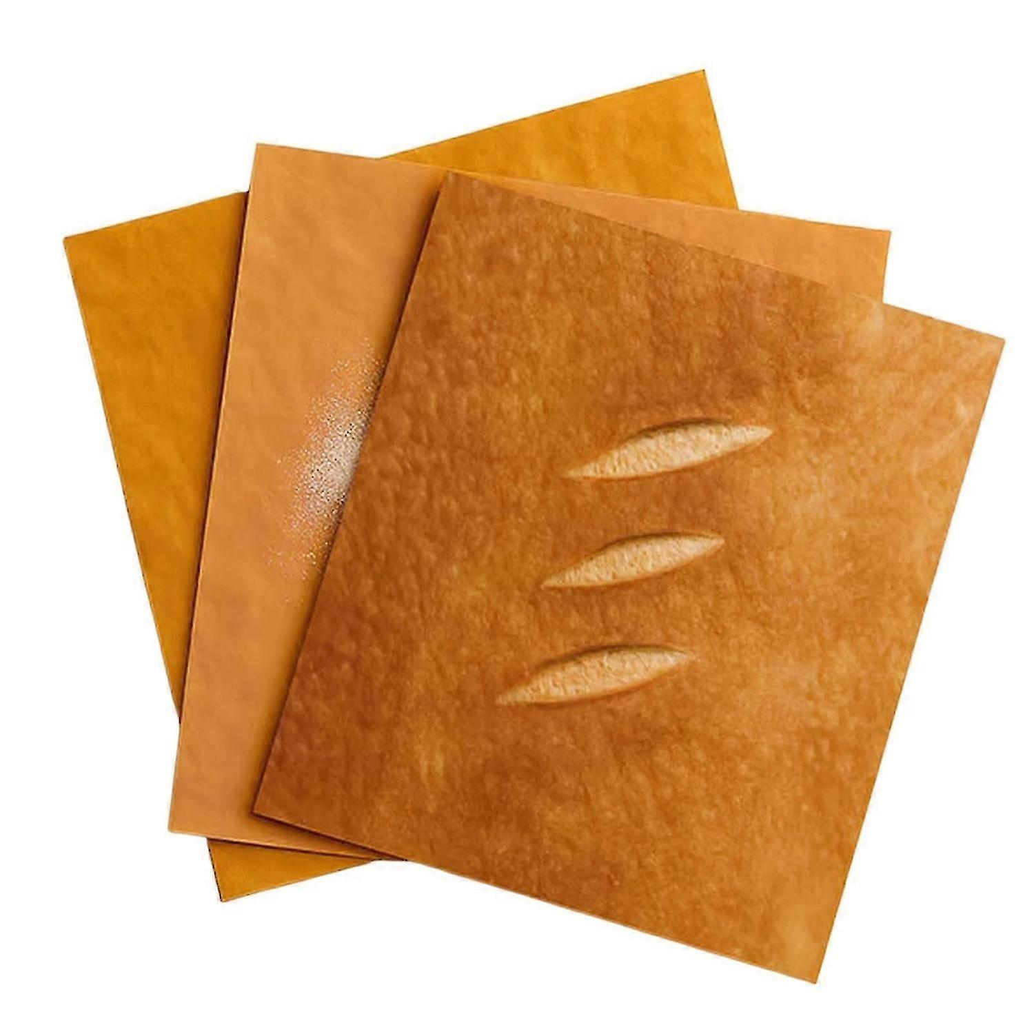 Bread Shape Gift Wrapping Paper Fun Rustic Bread Baguette-Toast Designs Paper That Makes Gifts Look 