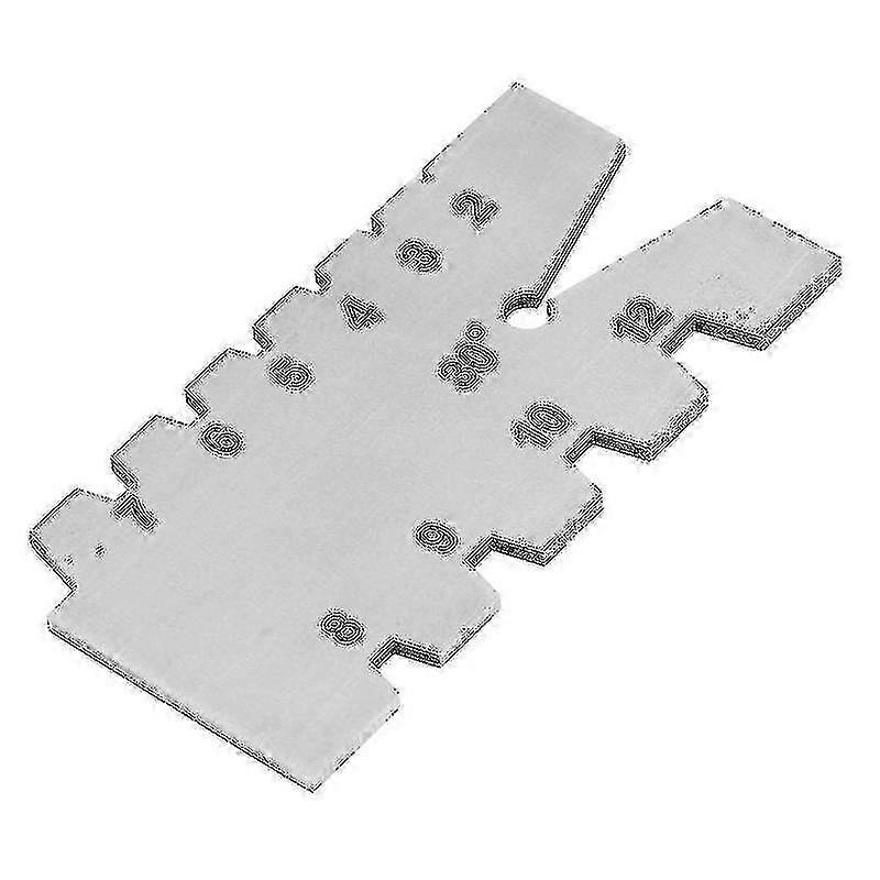 30 Degree Stainless Steel Thread Gauge Screw Gauge Inspection Tool For Testing Angle Width Of Thread