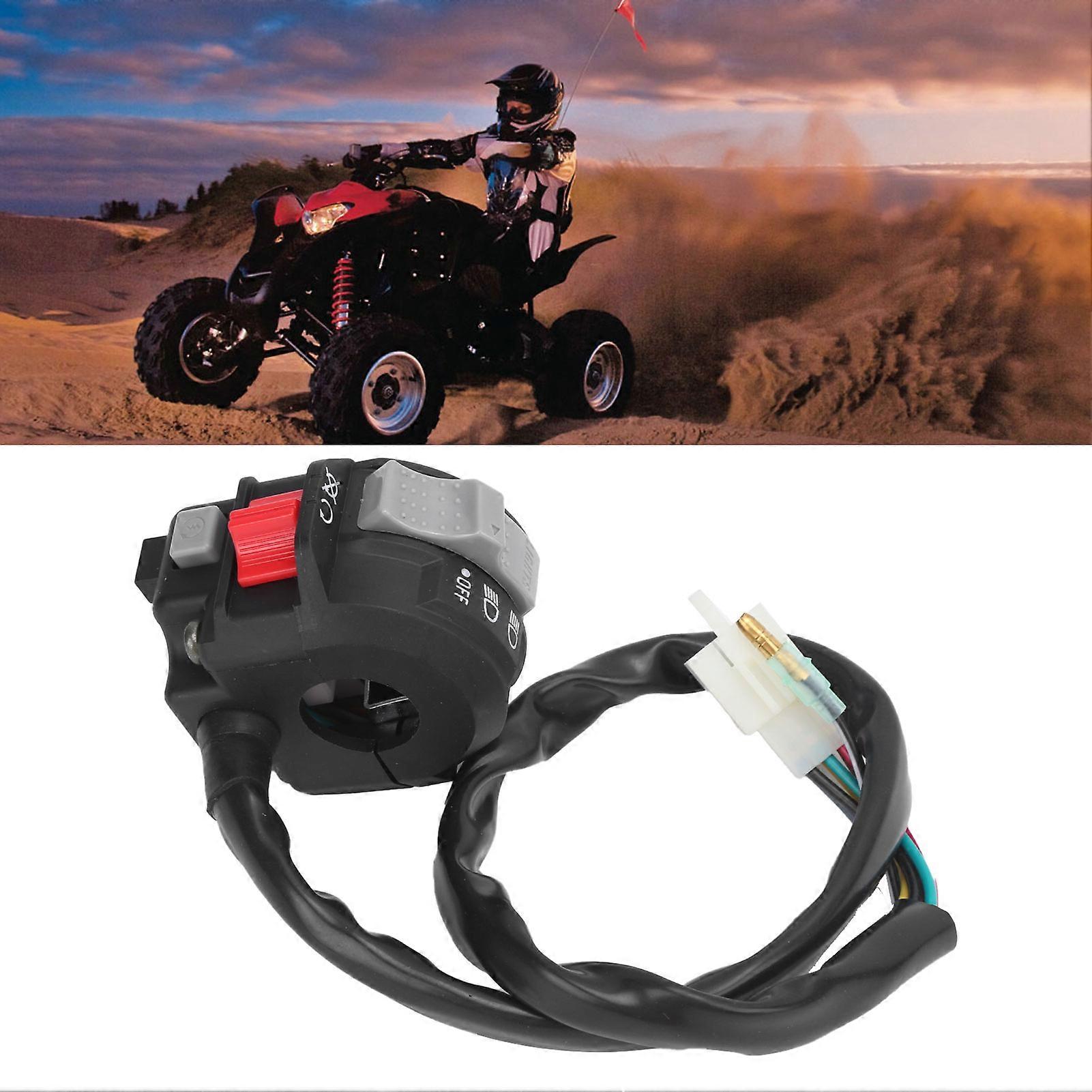 Handlebar Switch On Off Run Start Stop Headlight Control Replacement for Yamaha Wolverine/Warrior 350