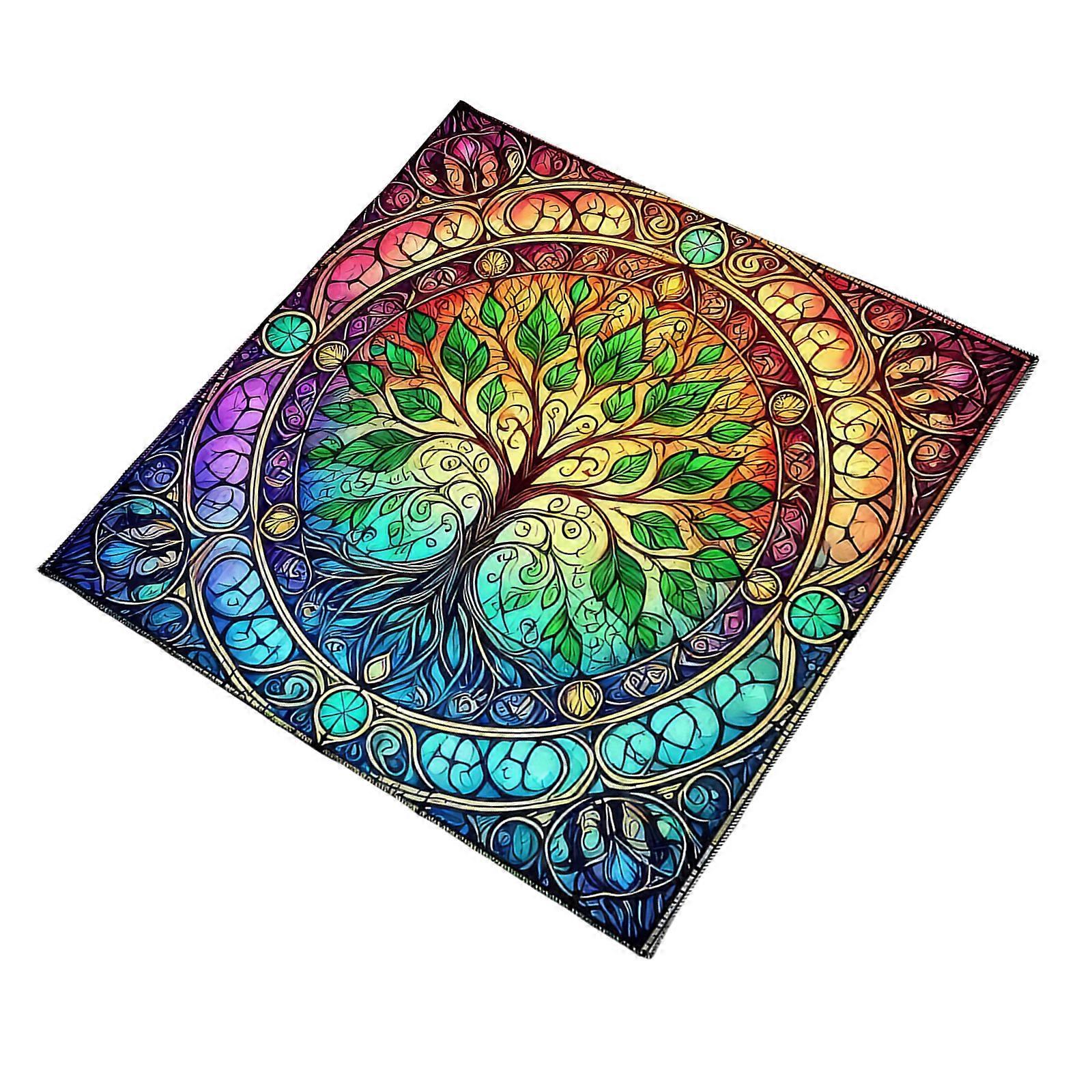 Square Table Cloth Tarots Altar Cloth Board Game Pad Tarots Reading Table Cover Tarots Card Mat Divination Tablecloth  75x75cm