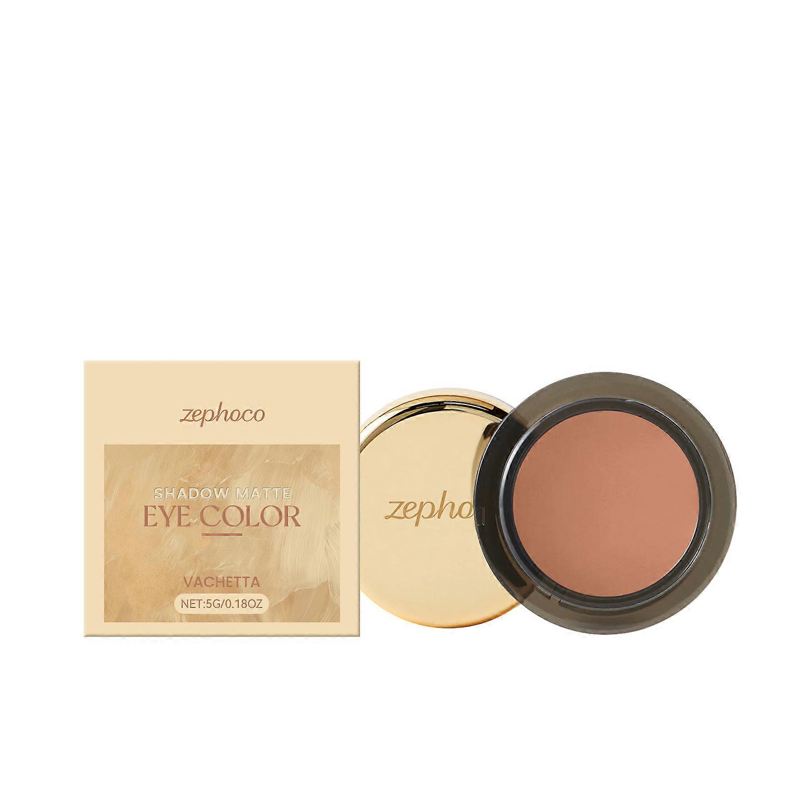 The Zephoco Matte Monochrome Eyeshadow Series Features A Natural Color That Is Not Easy To Smudge And Is Portable For Touch-Up