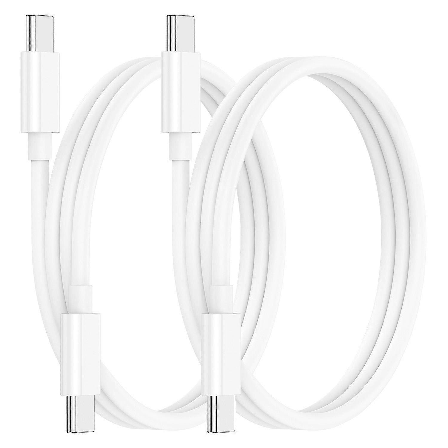 2 Pack 1m Fast Pd Charger Data Sync Charging Usb Type C To Type C Cable Cord Bulk