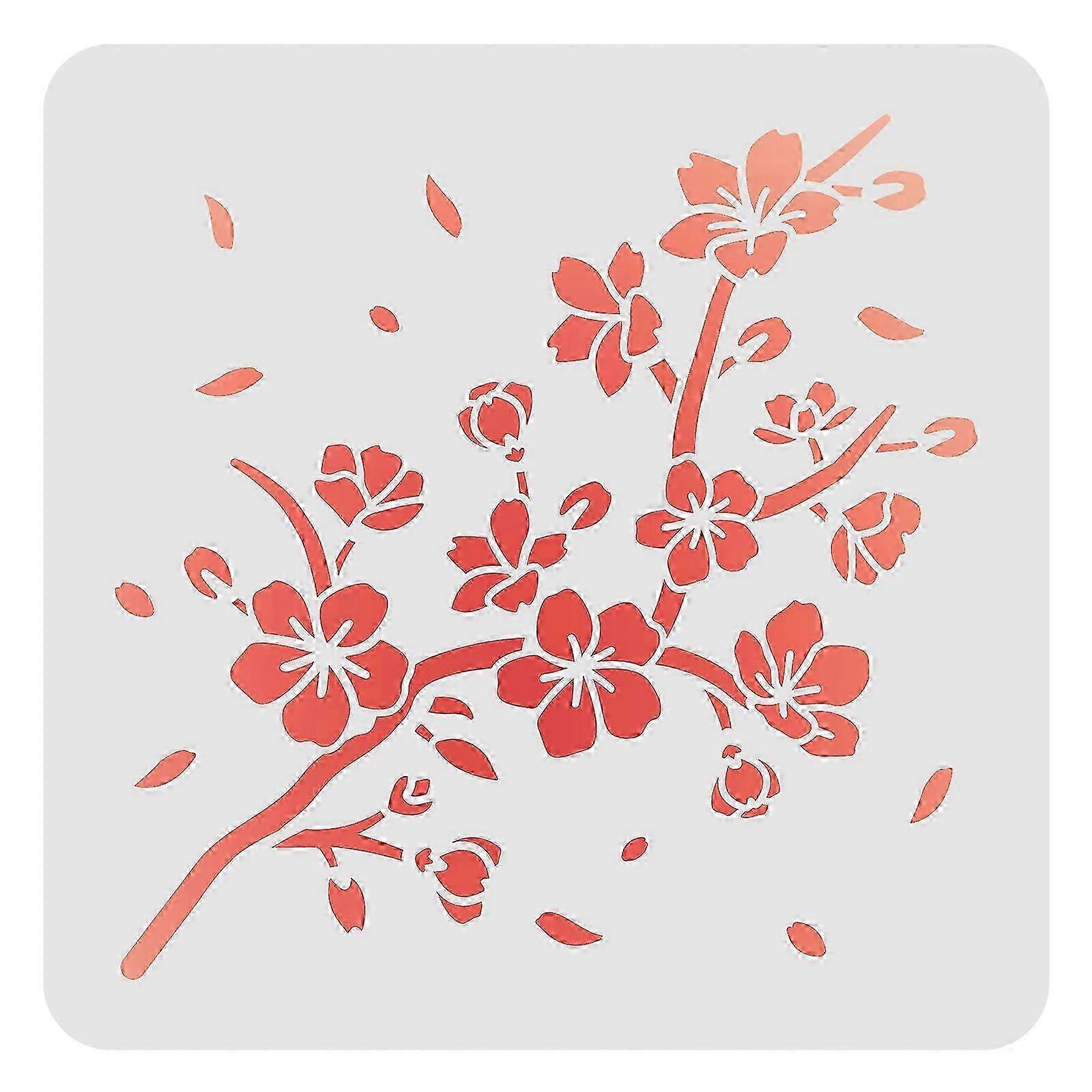 Tree Of Life Pattern Decoration Template Reusable Plastic Stencil