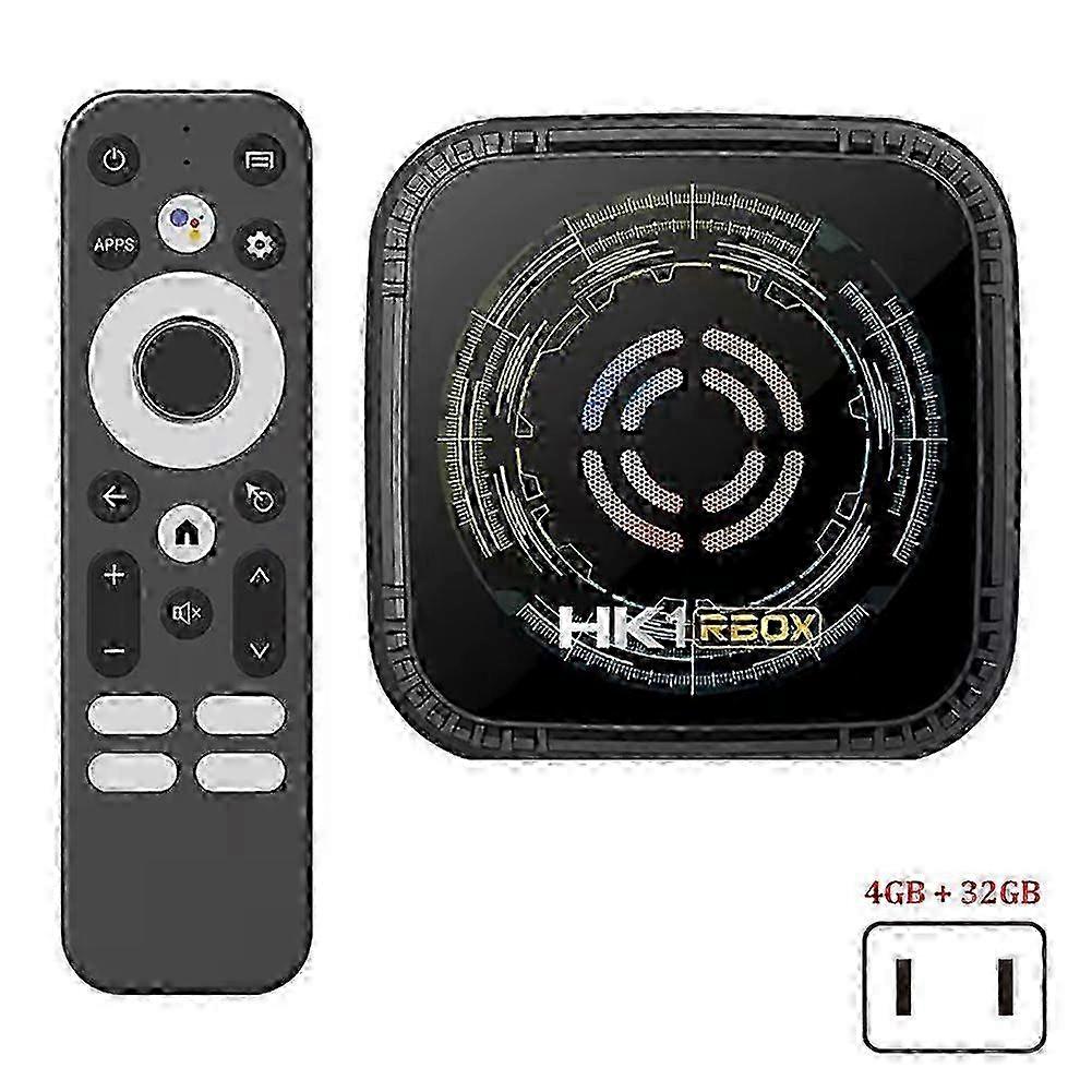 HK1 RBOX H8X Android 14 TV Box - 8K WiFi6 Allwinner H728 BT5.0 Media Player with Cooling Fan & HDR10+ & Gigabit LAN