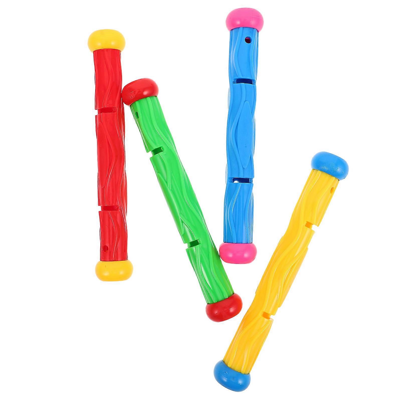 Diving Pool Toys for Kids Swimming Training 4Pcs Assorted