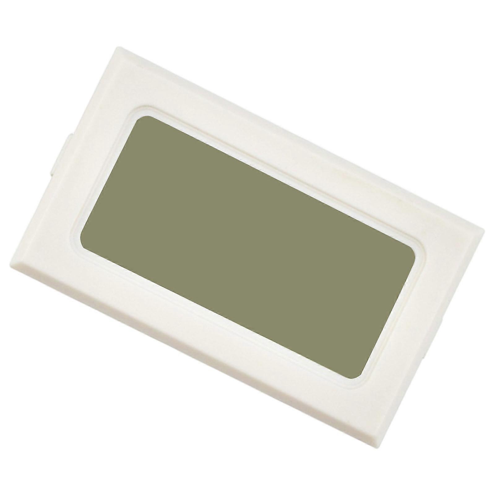 6 عبوات مصغرة رقمية مقياس رطوبة موازين حرارة داخلية مقياس رطوبة مقياس مناسبة لبرطمانات الزواحف ومراقبة الثلاجة أبيض