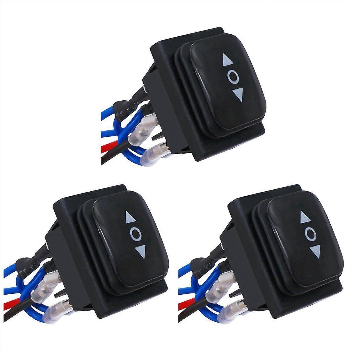 3X Momentary Polarity Reverse Switch Waterproof Control Motor Actuator 6 Pin 3 Position Rocker Toggl