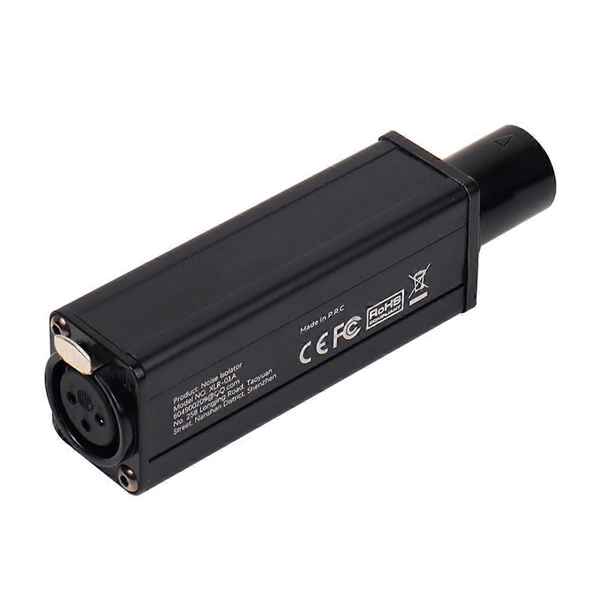 XLR Audio Noise Isolator Balanced Audio Common Ground Current Sound